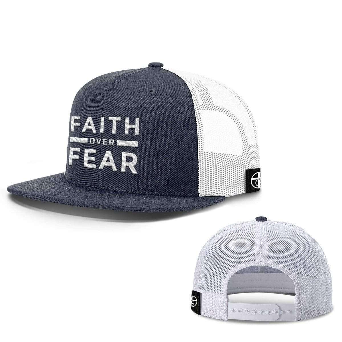 Faith Over Fear Washed Dad Hat, Christian Baseball Hat