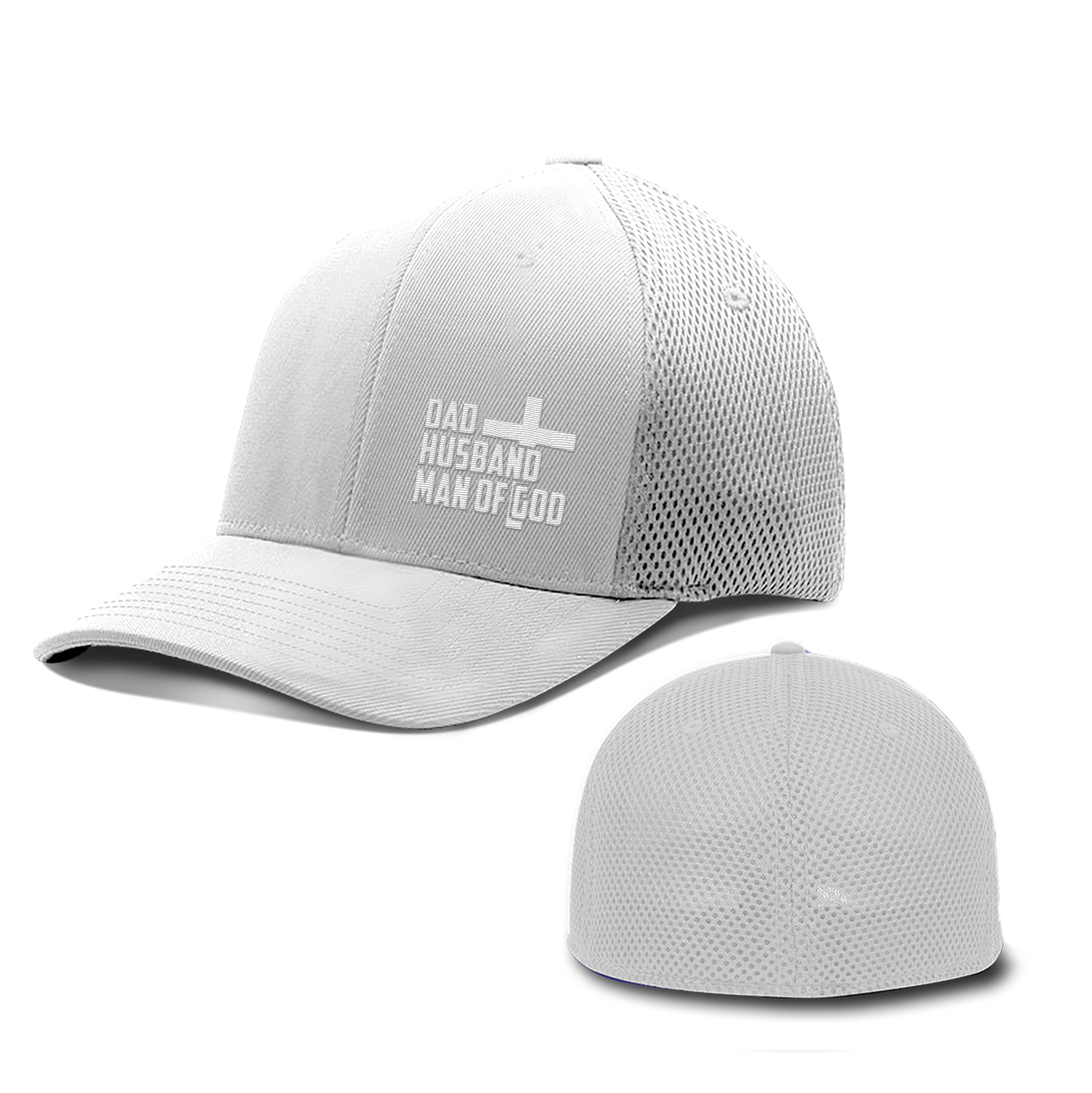 Dad, Husband, Man of God Whiteout Version Hat