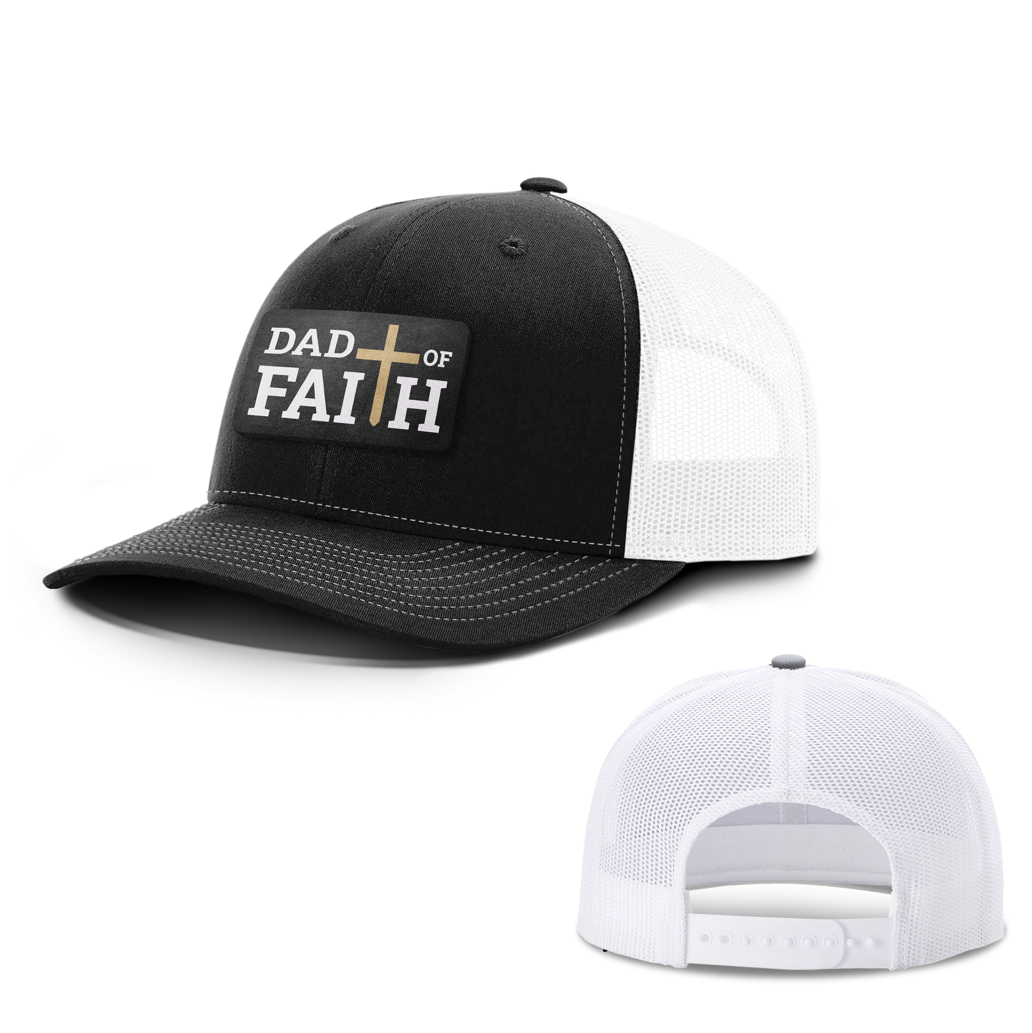 Dad Of Faith Patch Hats