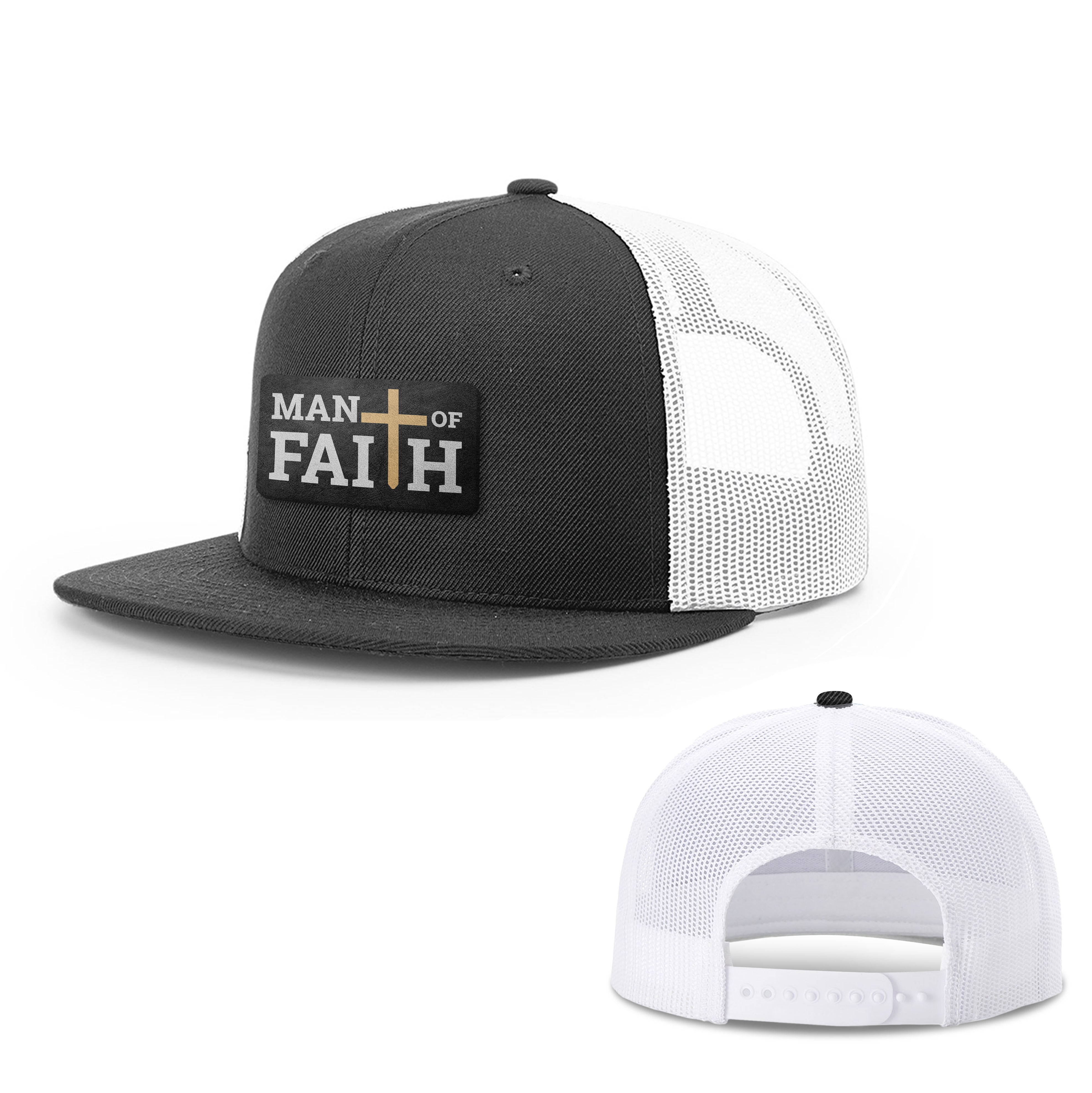 Man Of Faith Patch Hats