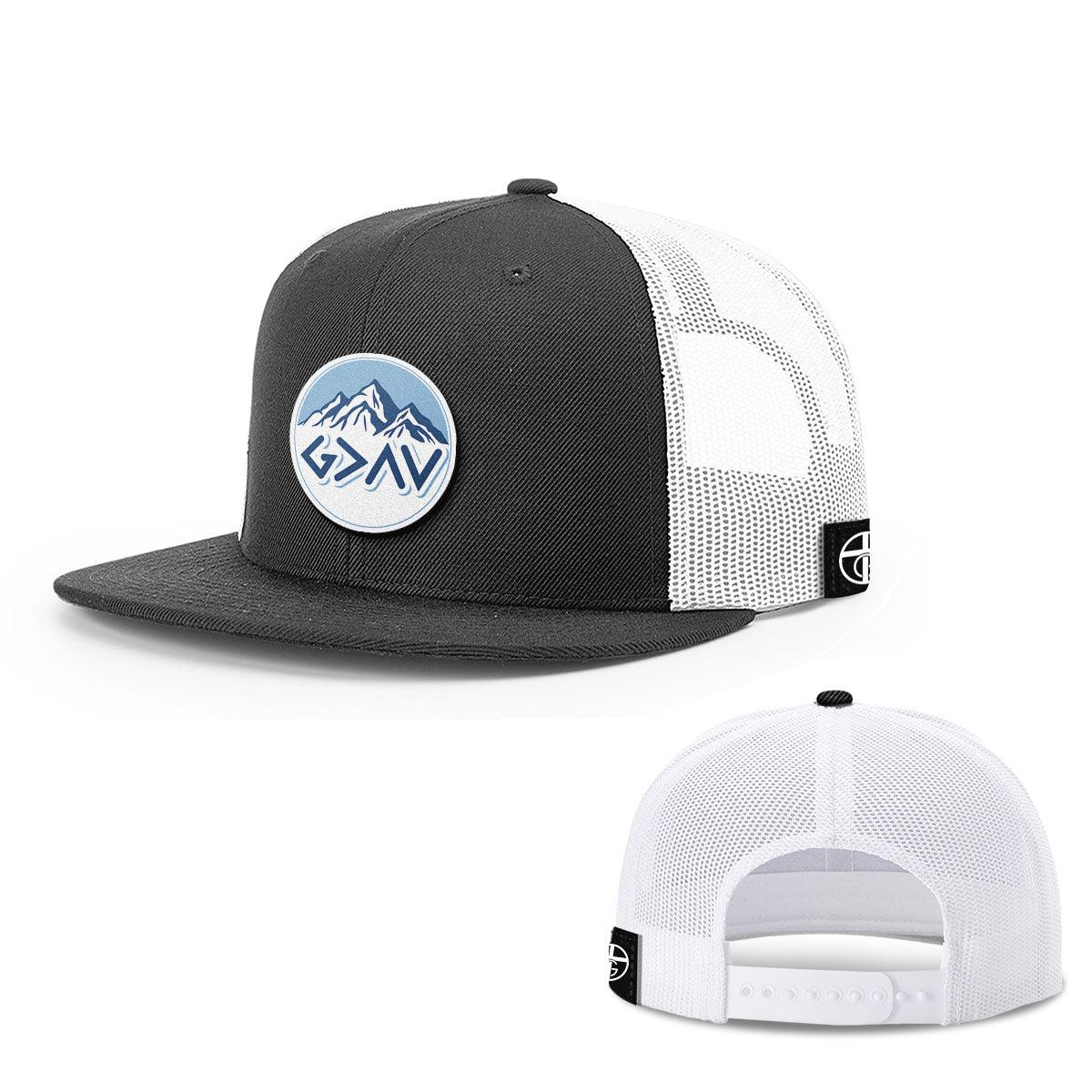 God Is Greater Than The Highs And Lows Mountain Patch Hats - Our True God