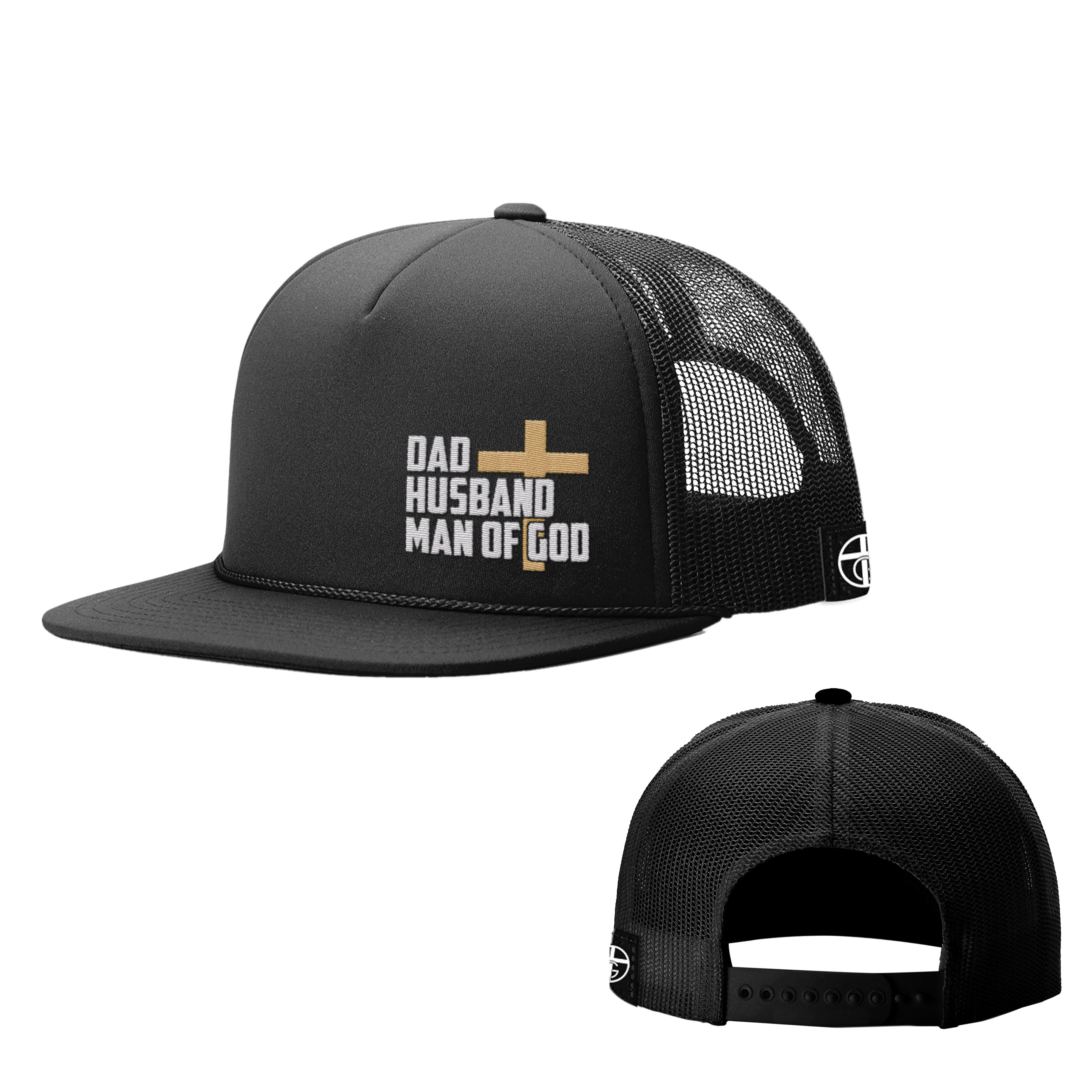 Dad, Husband, Man of God Foam Trucker Hats