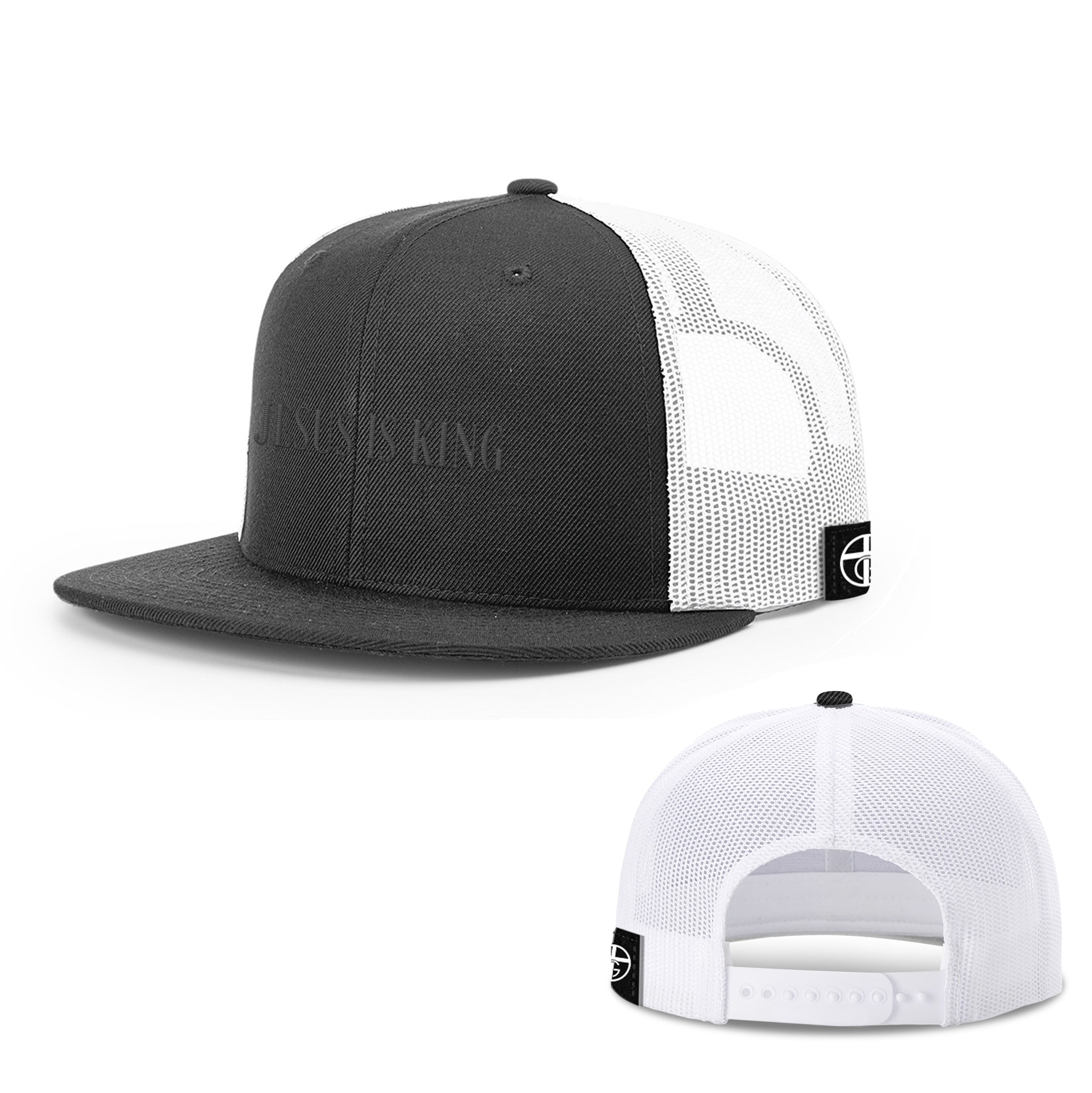 Jesus Is King Blackout Version Hats