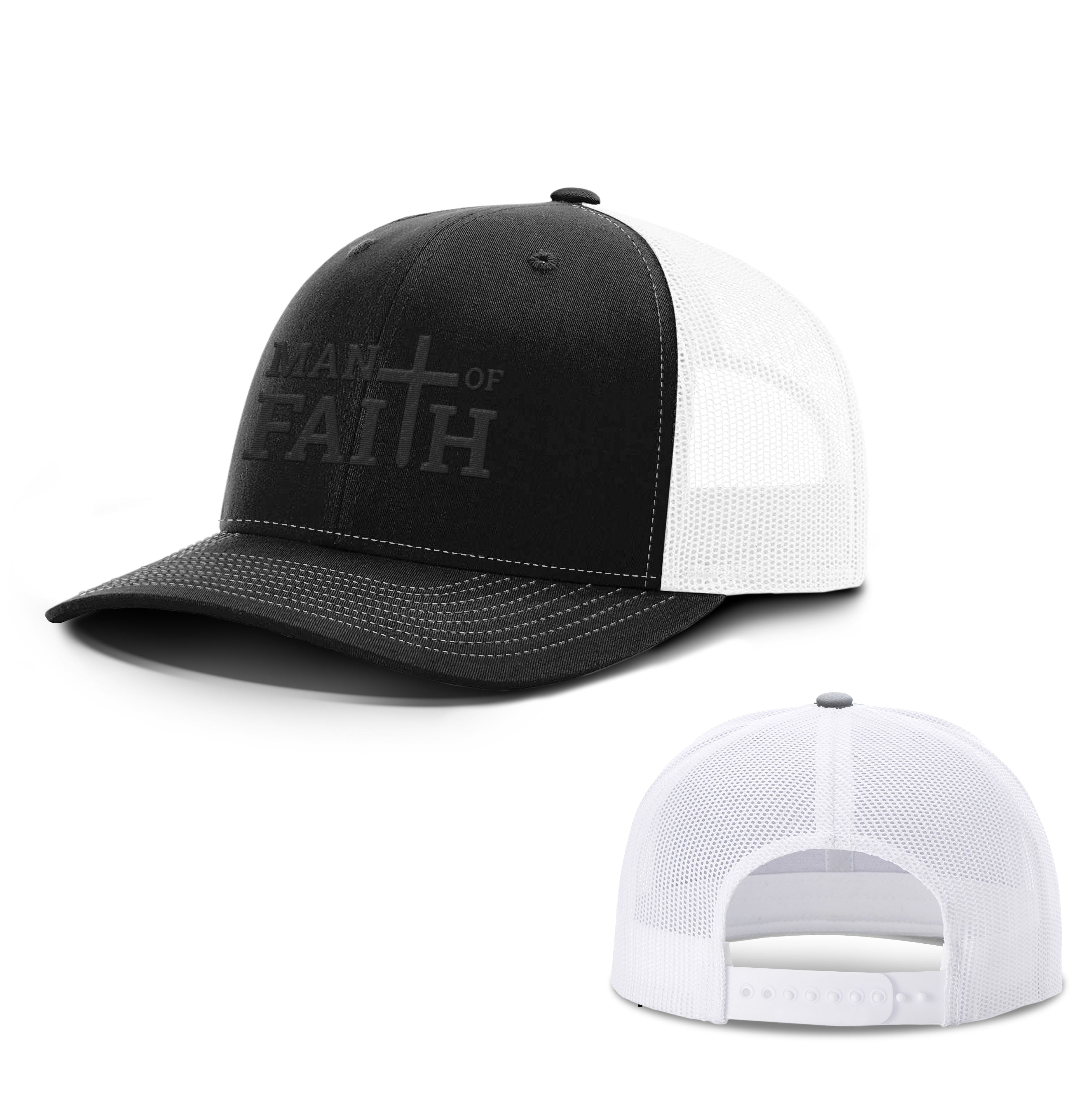 Man of Faith Blackout Version Hats