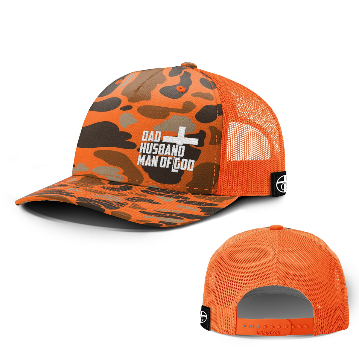 Dad, Husband, Man of God Hunting Hats