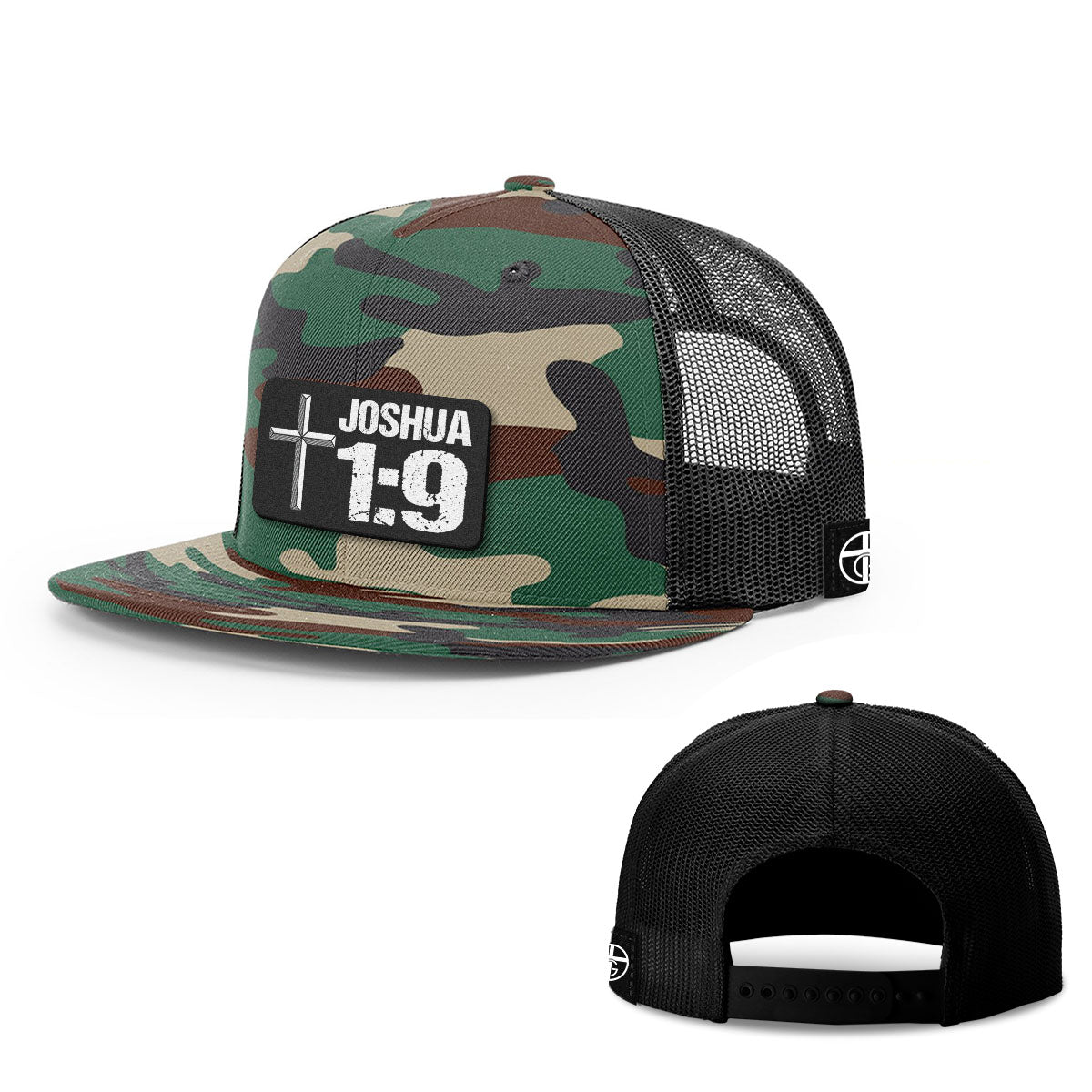 Joshua 1:9 Patch Hats