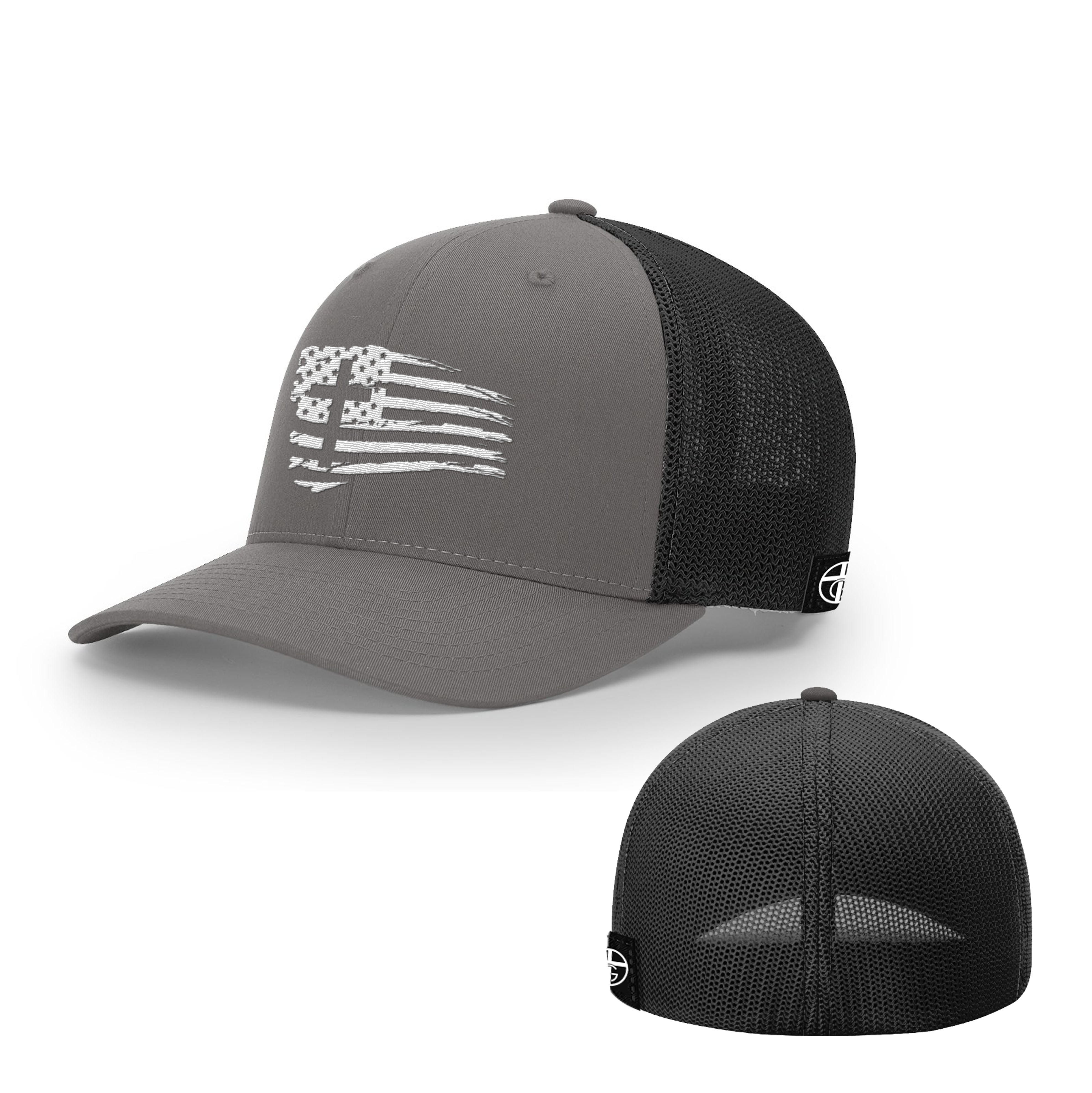 Tattered Flag Cross Hats