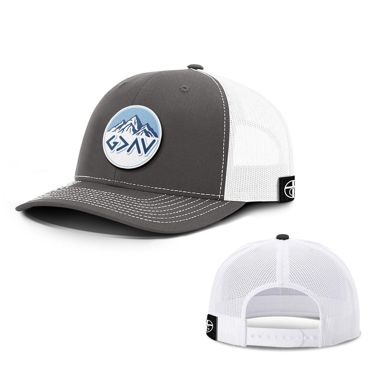 God Is Greater Than The Highs And Lows Mountain Patch Hats - Our True God