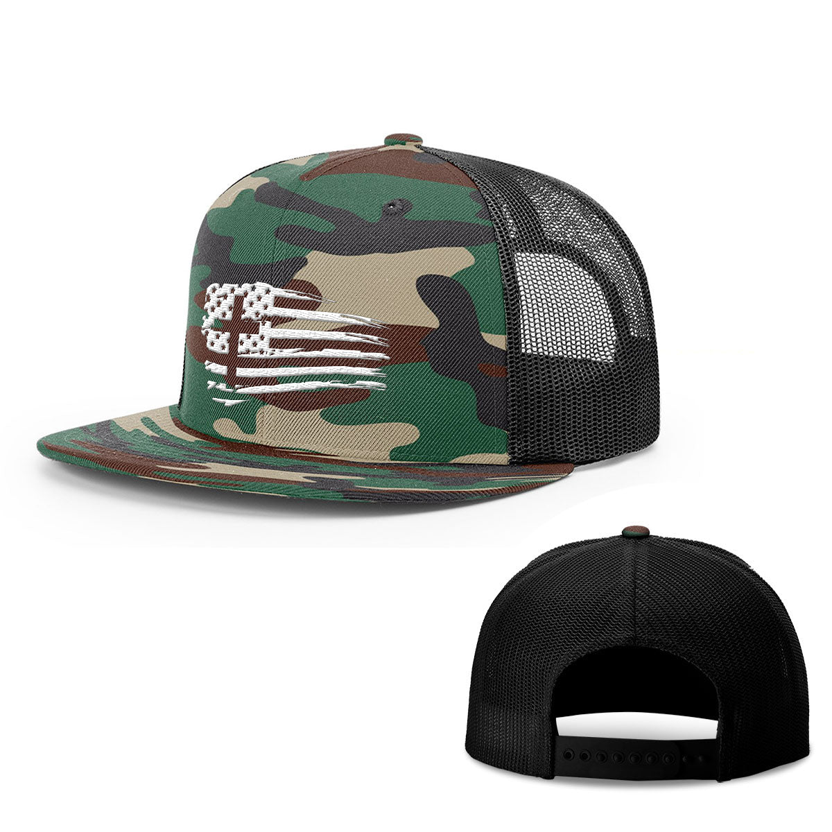 Tattered Flag Cross Hats