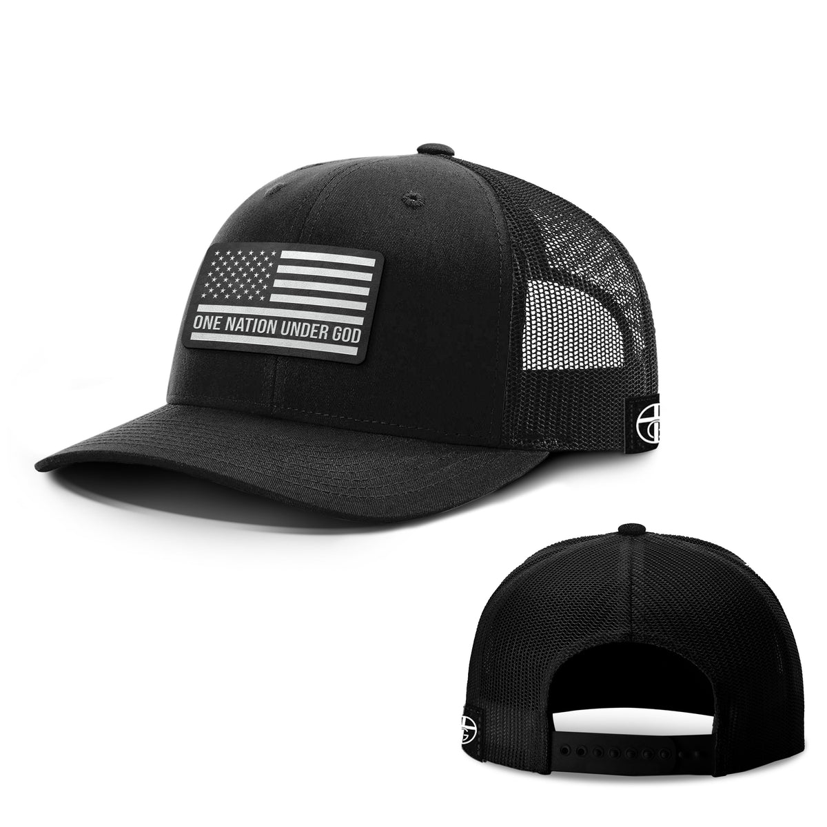 One Nation Under God Flag DBD Edition Patch Hats