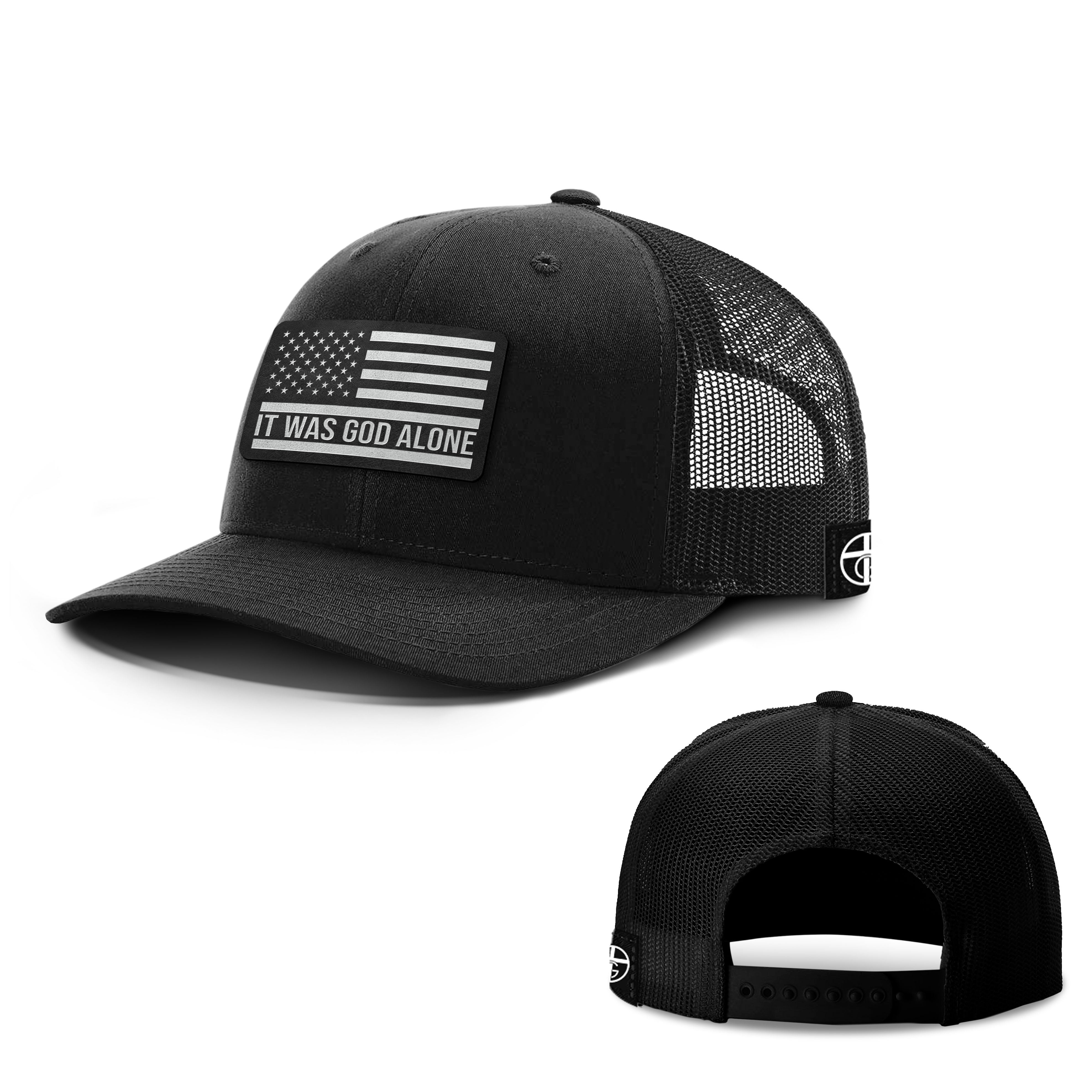 It Was God Alone Flag DBD Edition Patch Hats