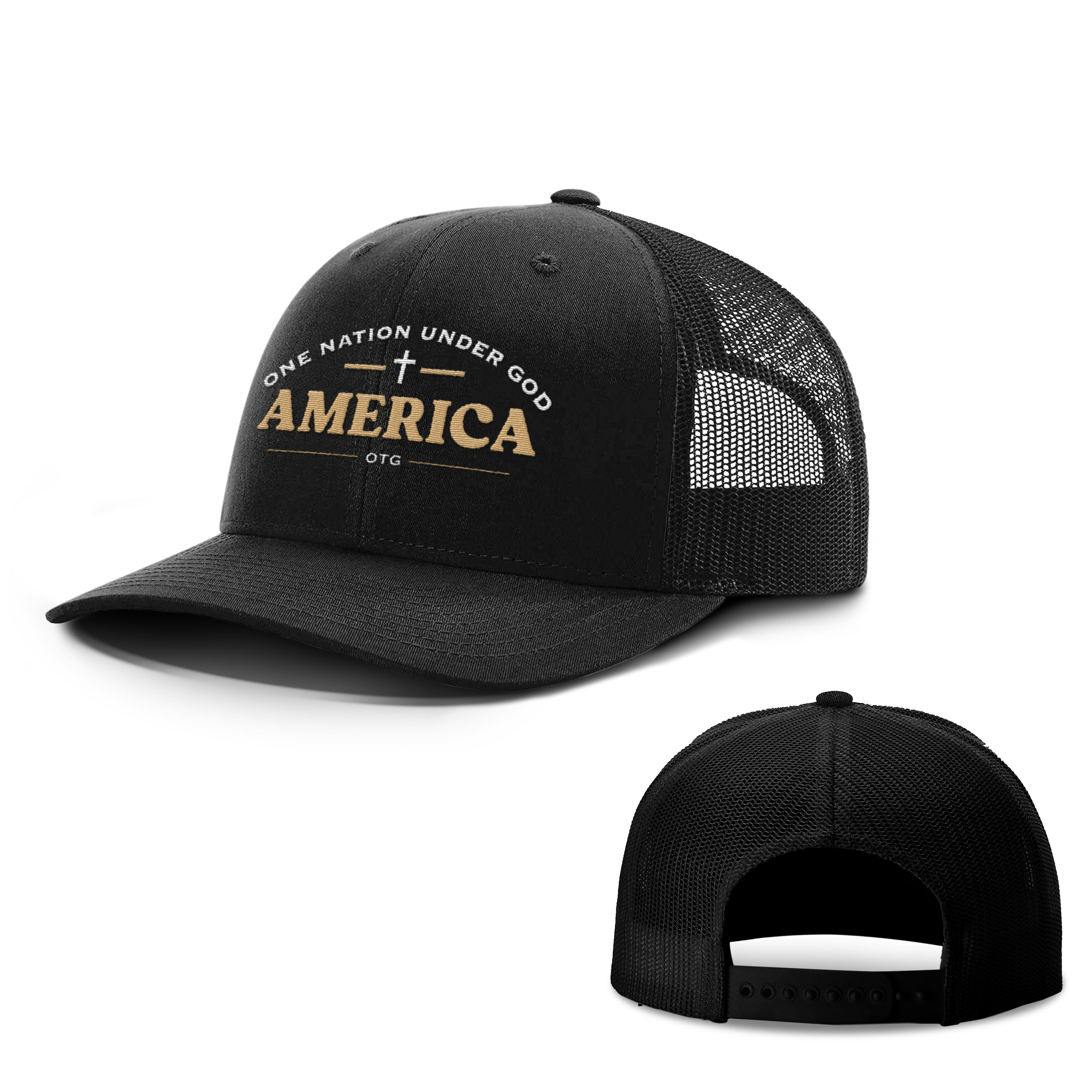 America is One Nation Under God Hats