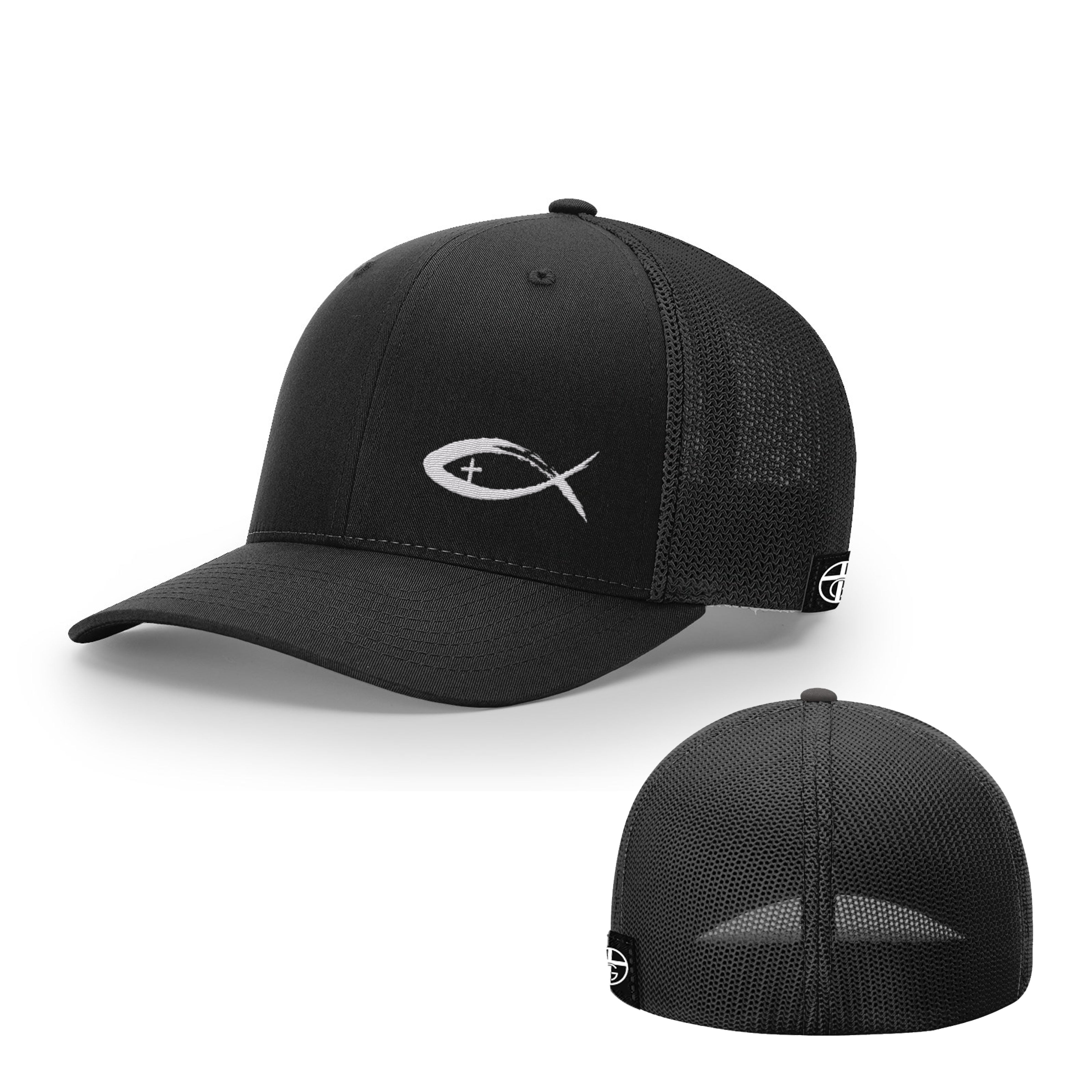 Jesus Fish V2 Lower Left Hats