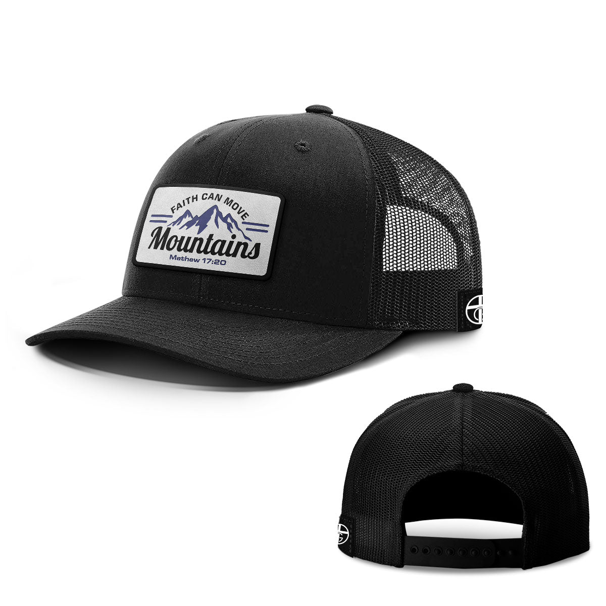 Faith Can Move Mountains Patch Hats