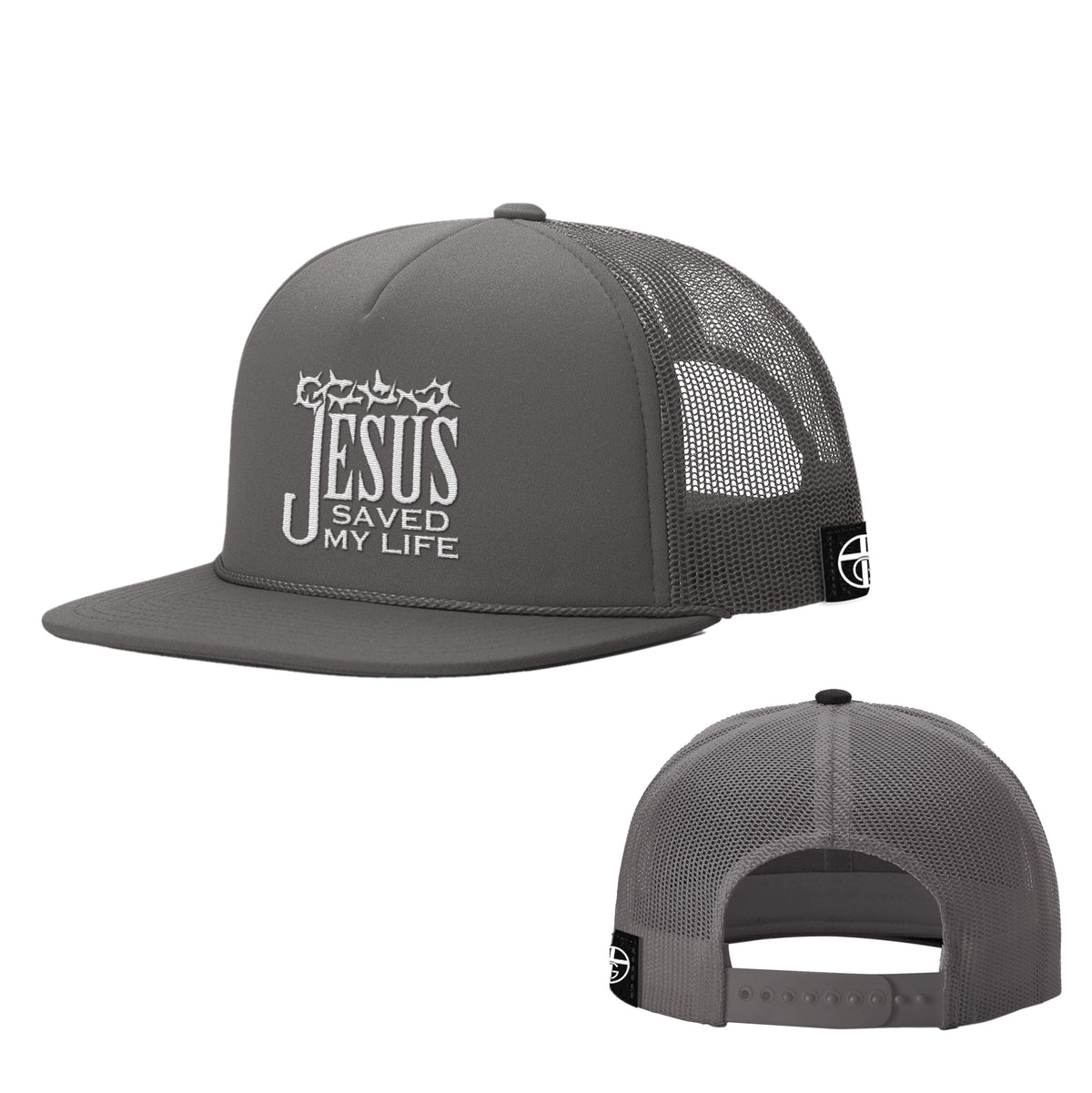 Jesus Saved My Life Foam Trucker Hats