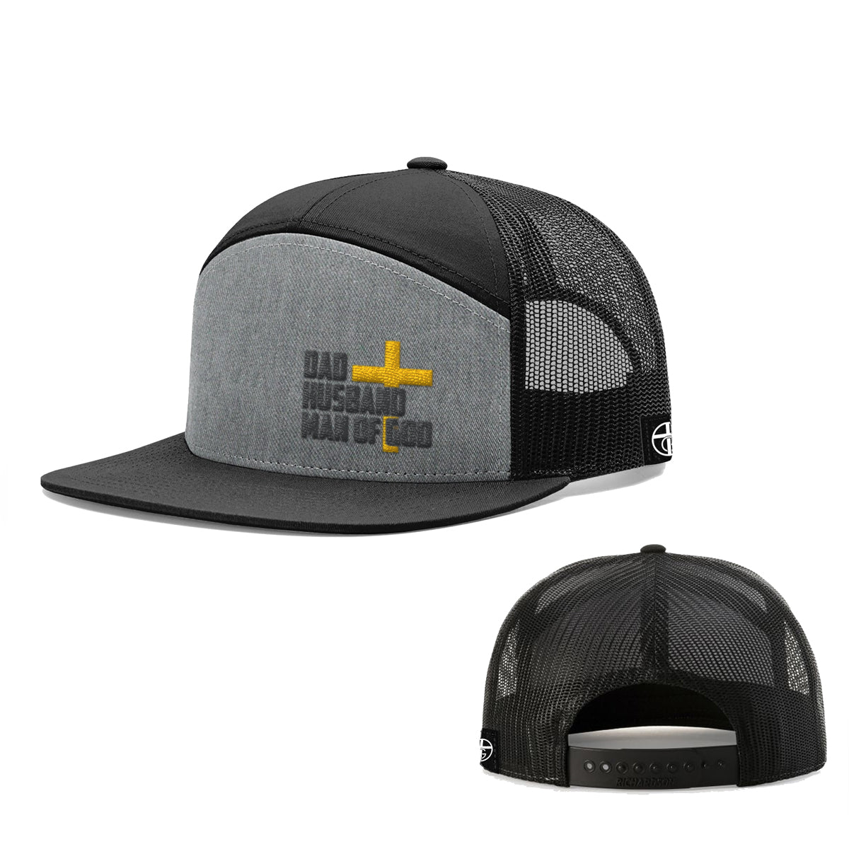 Dad, Husband, Man of God 7 Panel Hats