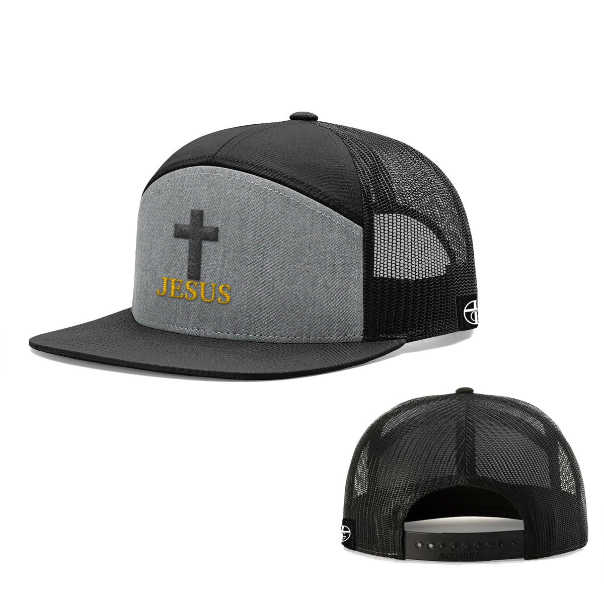 Jesus Cross 7 Panel Hats