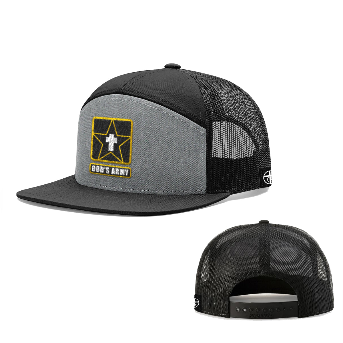 God's Army 7 Panel Hats