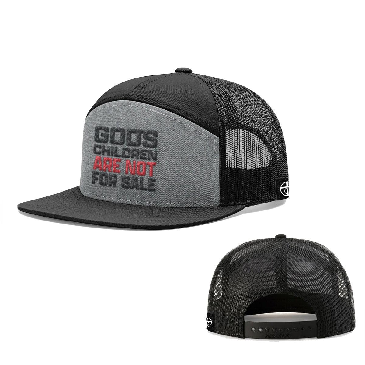 God's Children Are Not For Sale 7 Panel Hats