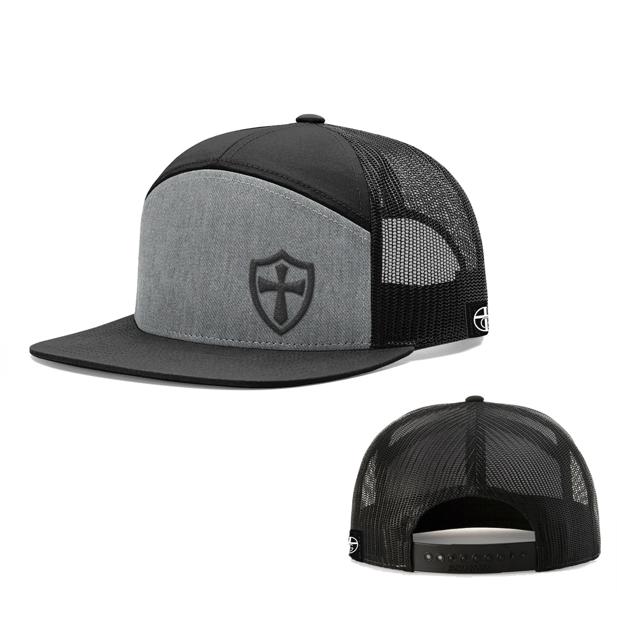 Cross Shield 7 Panel Hats