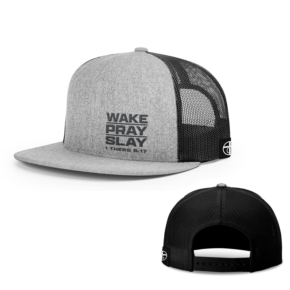 Wake Pray Slay Lower Left Hats