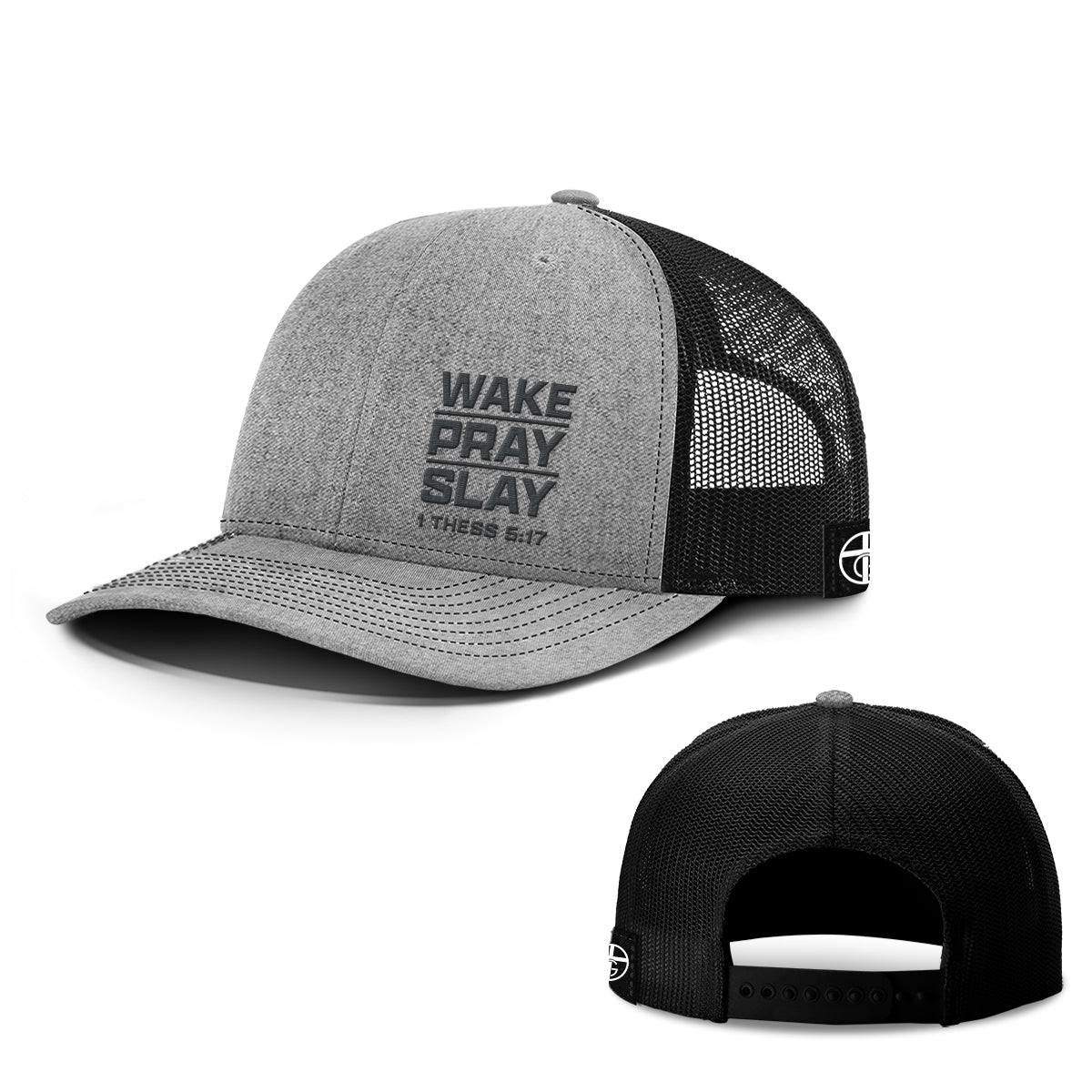 Wake Pray Slay Lower Left Hats