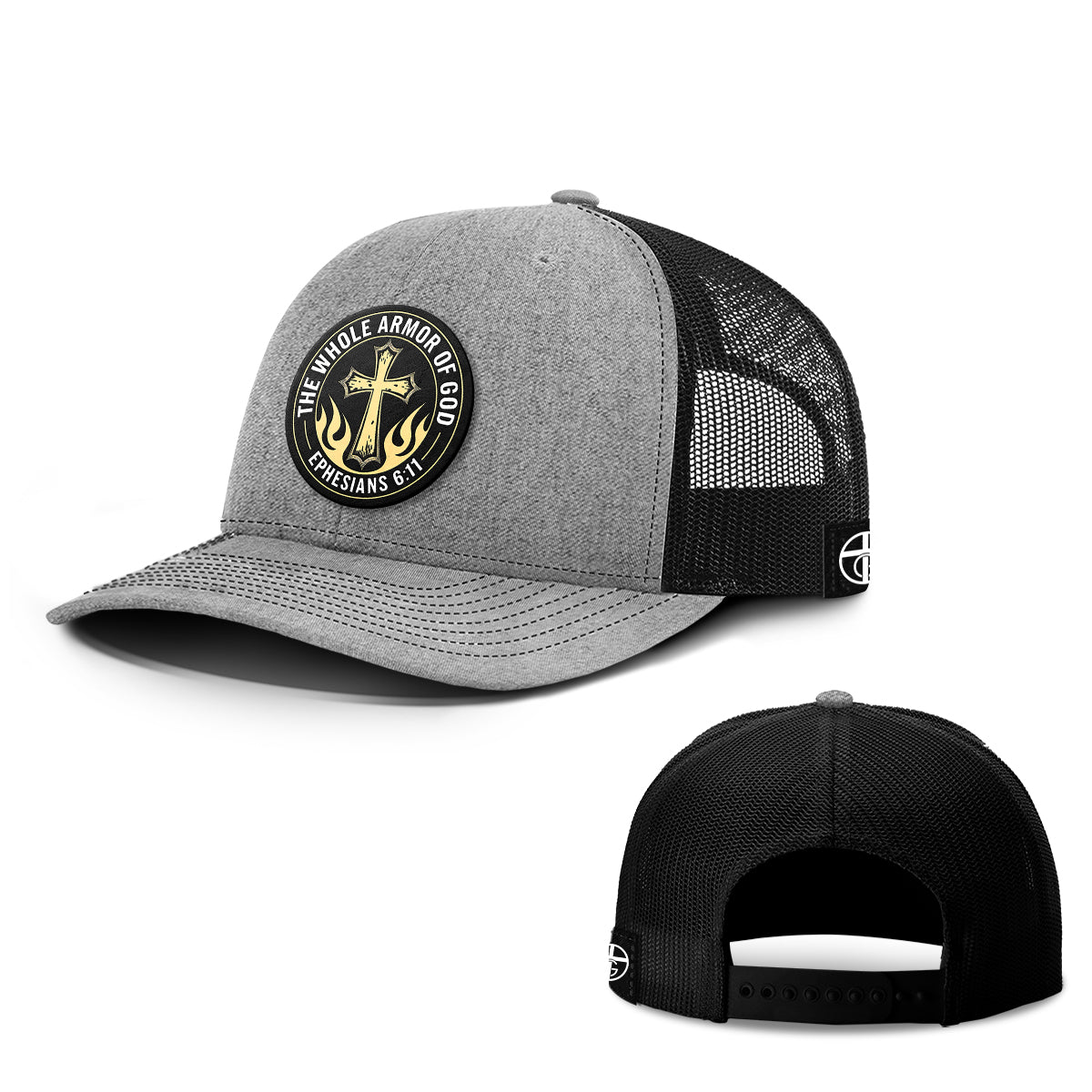 The Whole Armor Of God Circle Patch Hats