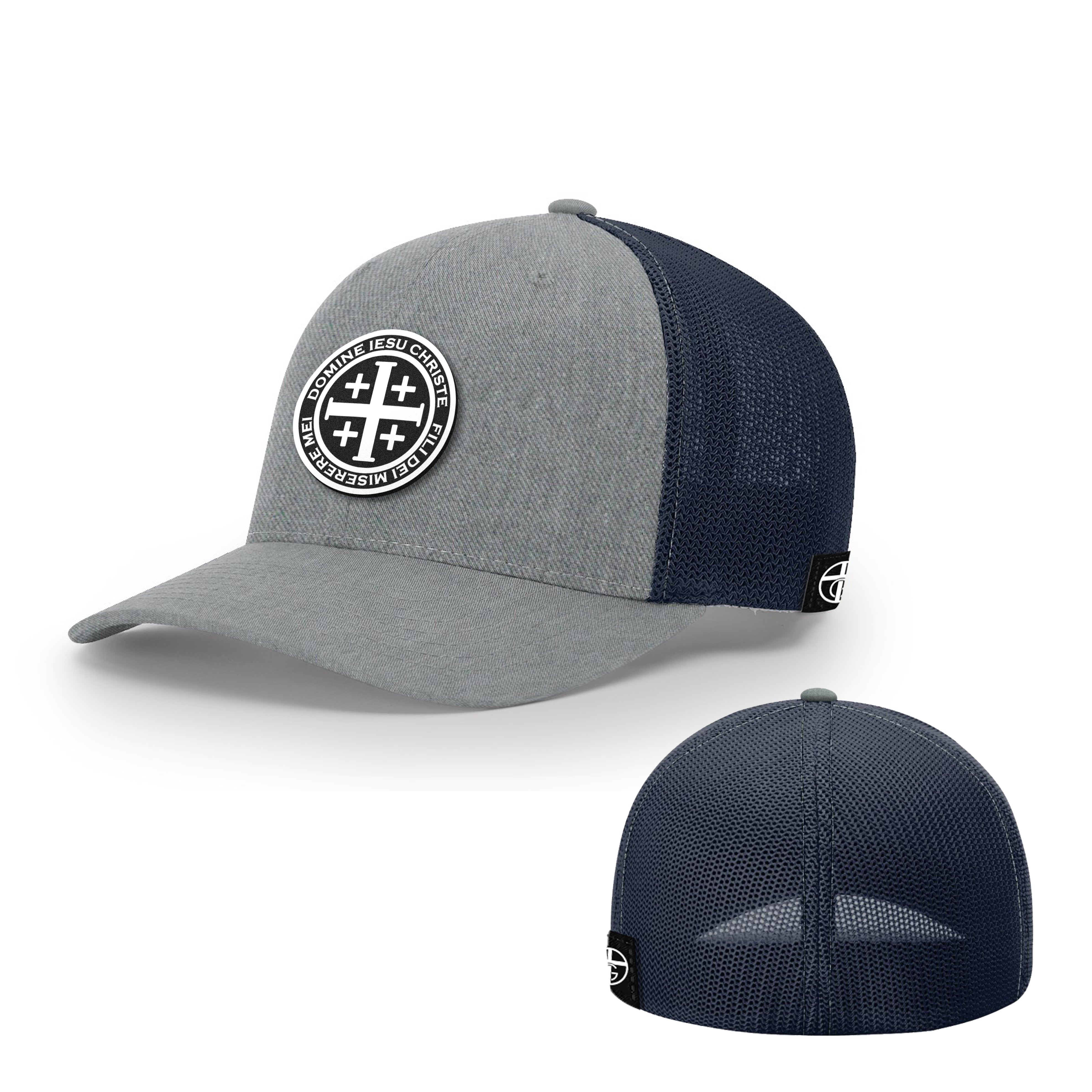 Latin Cross Circle Patch Hats