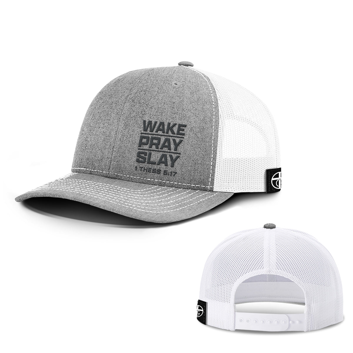 Wake Pray Slay Lower Left Hats