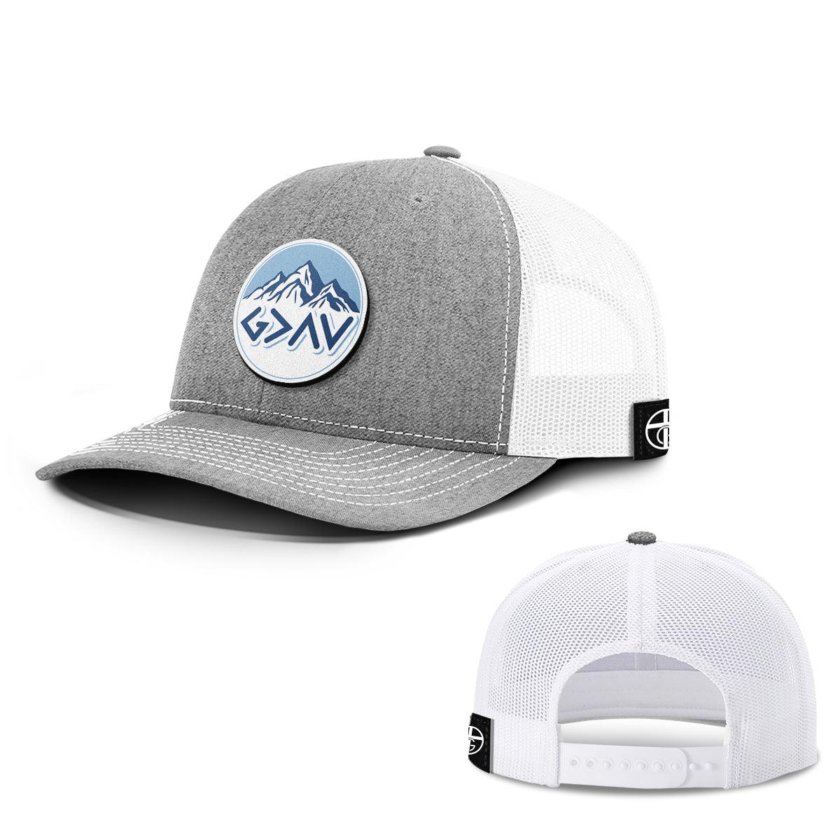 God Is Greater Than The Highs And Lows Mountain Patch Hats - Our True God