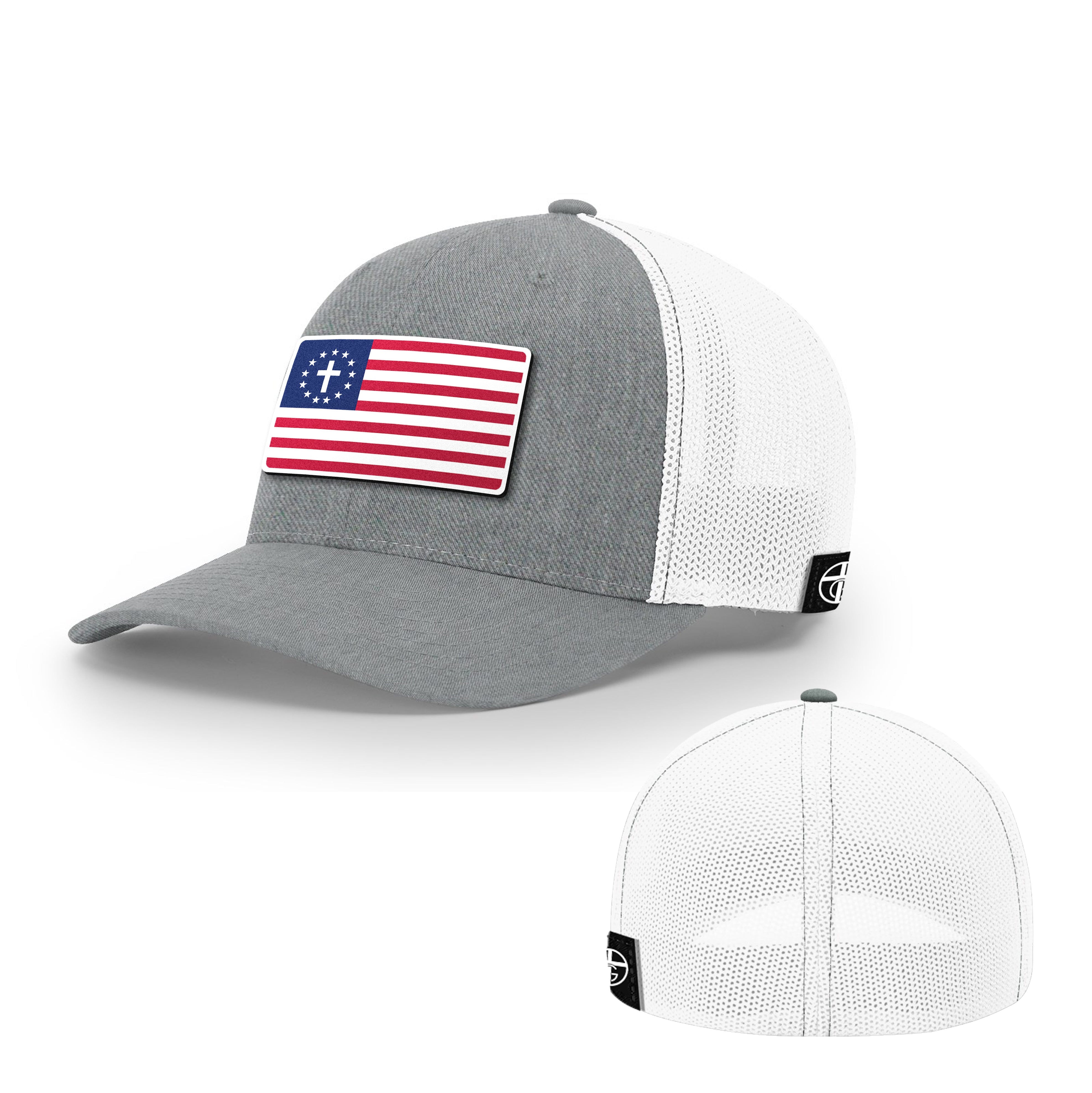 One Nation Under God Patch Hats