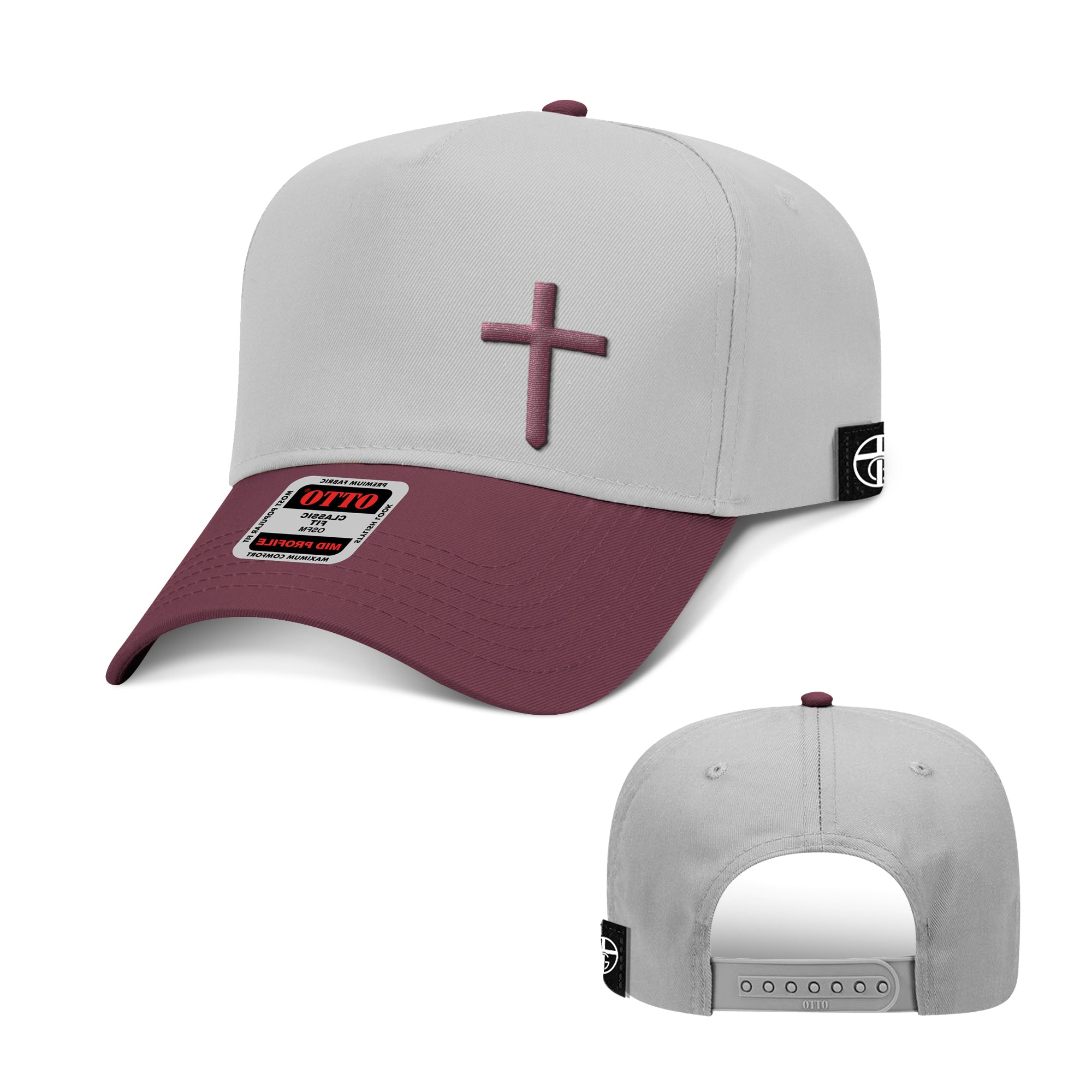 Cross Lower Left Baseball Hats