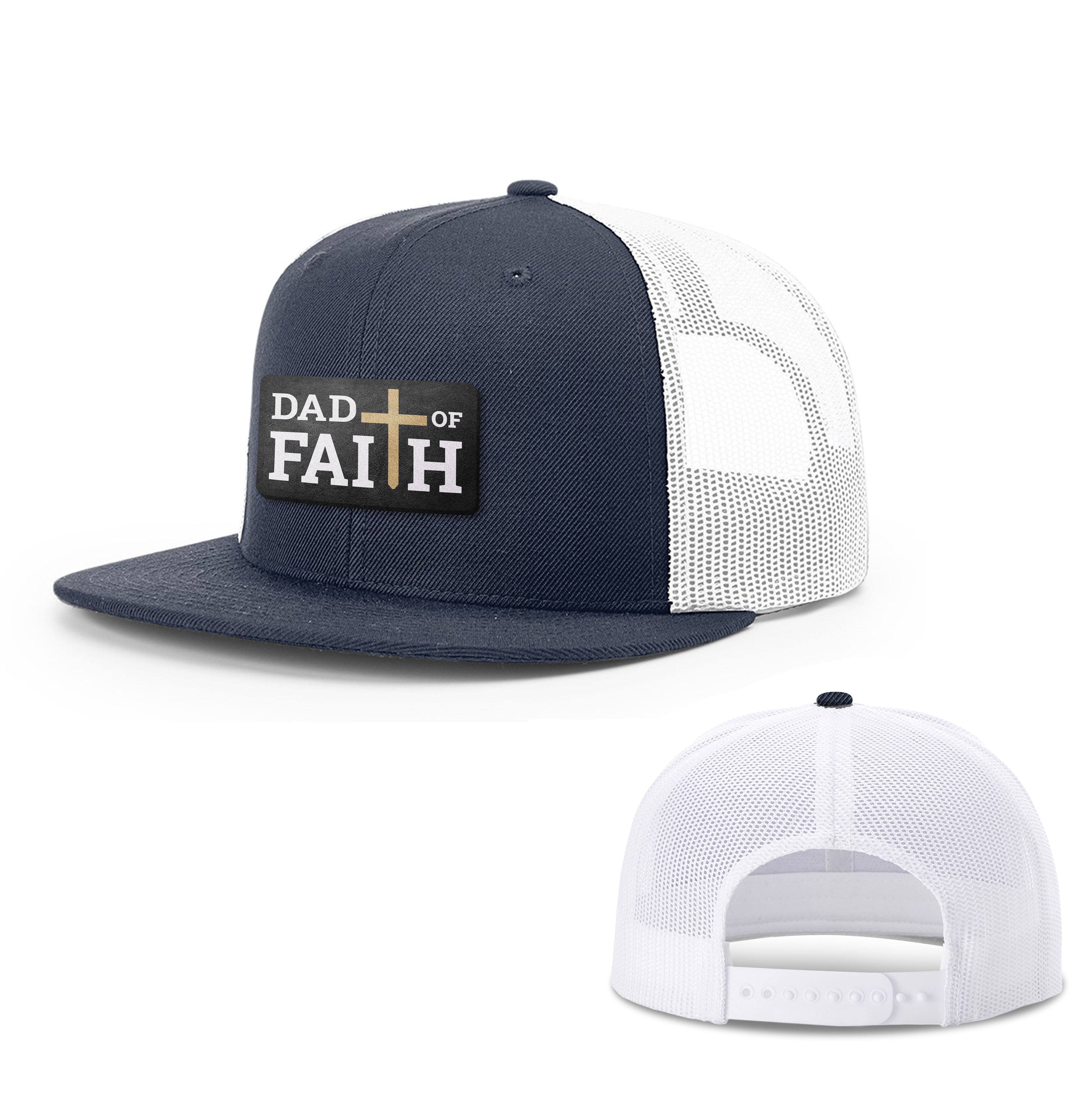 Dad Of Faith Patch Hats