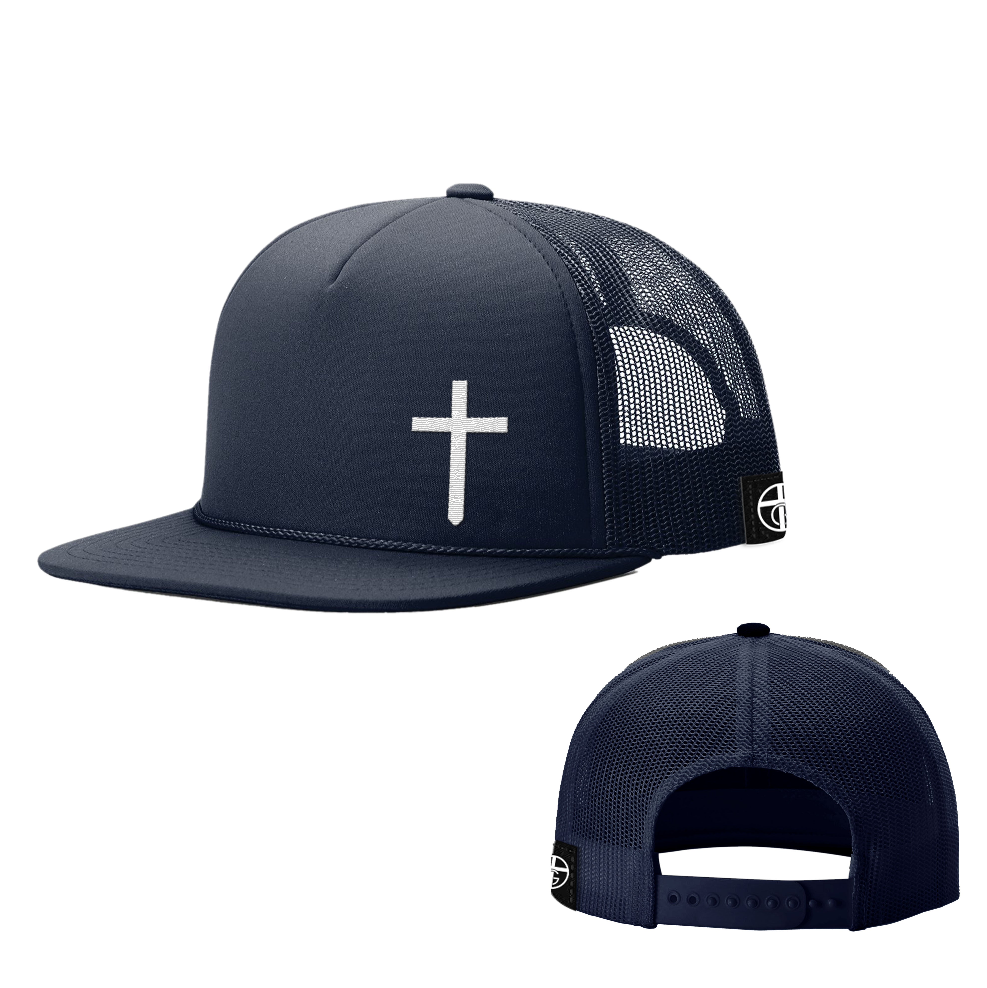 Cross Lower Left Foam Trucker Hats