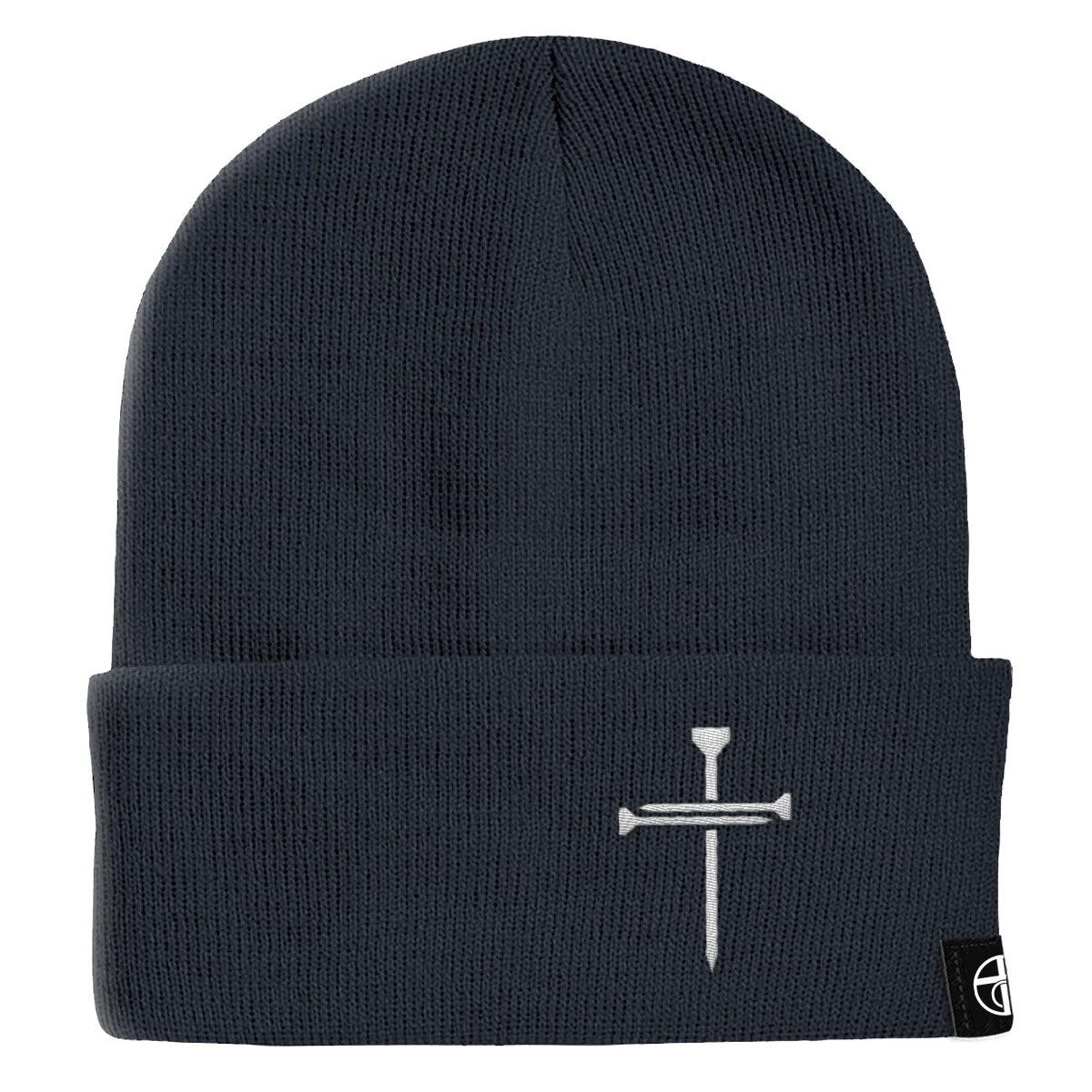 Nail Cross Lower Left Beanies - Our True God