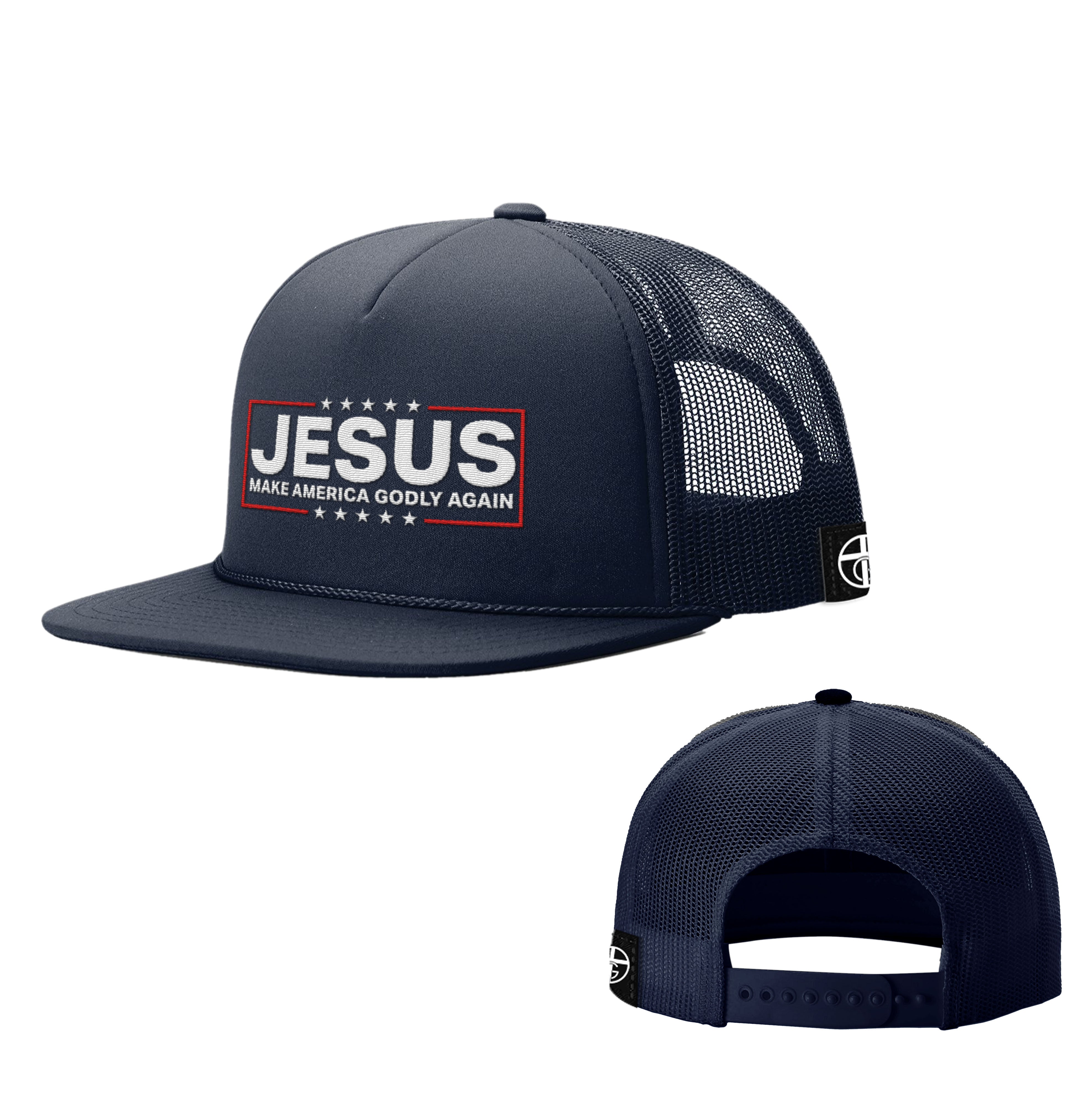 Jesus Make America Godly Again Foam Trucker Hats