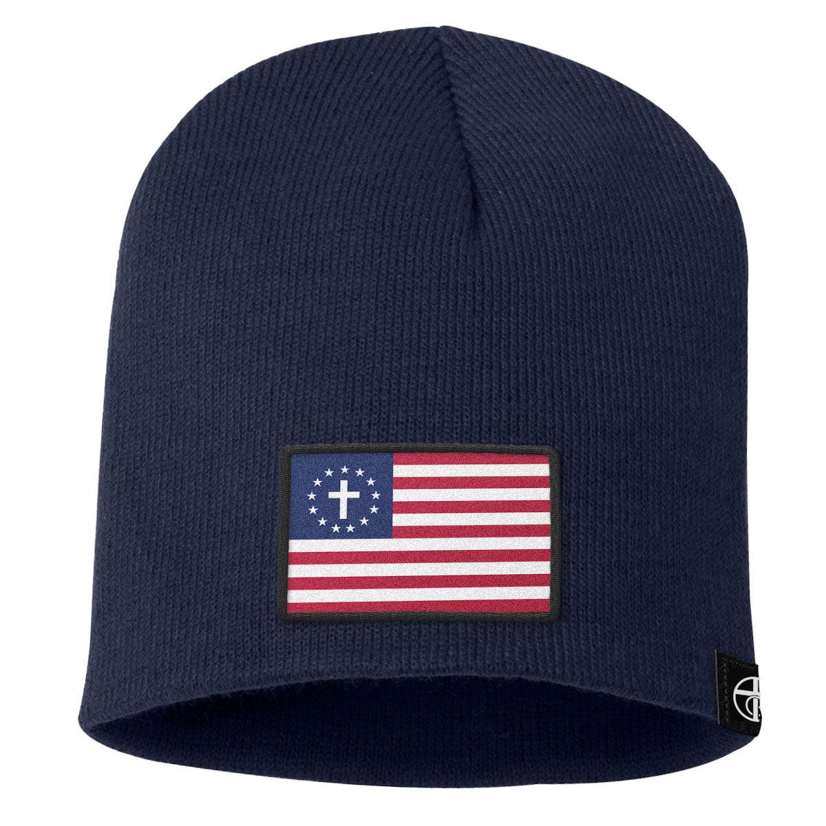 One Nation Under God Patch Beanies - Our True God