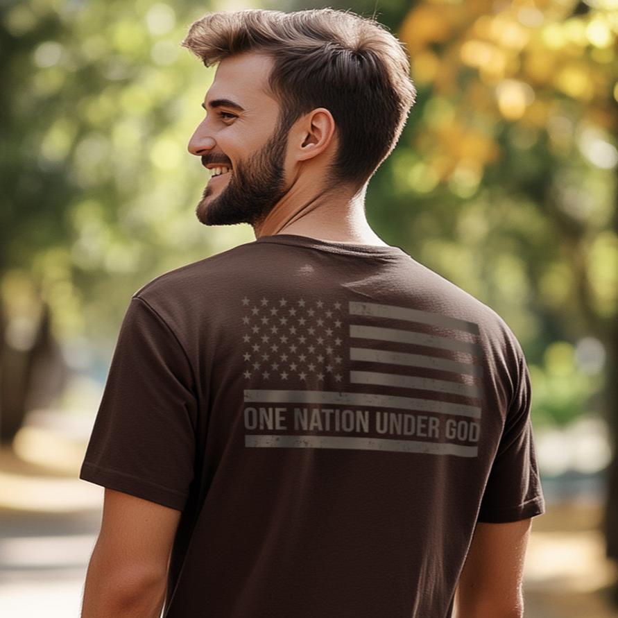 Limited Edition – One Nation Under God (Fall Edition Colors, Back Print)