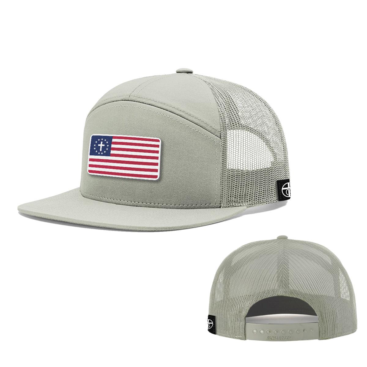 One Nation Under God Patch 7 Panel Hats - Our True God