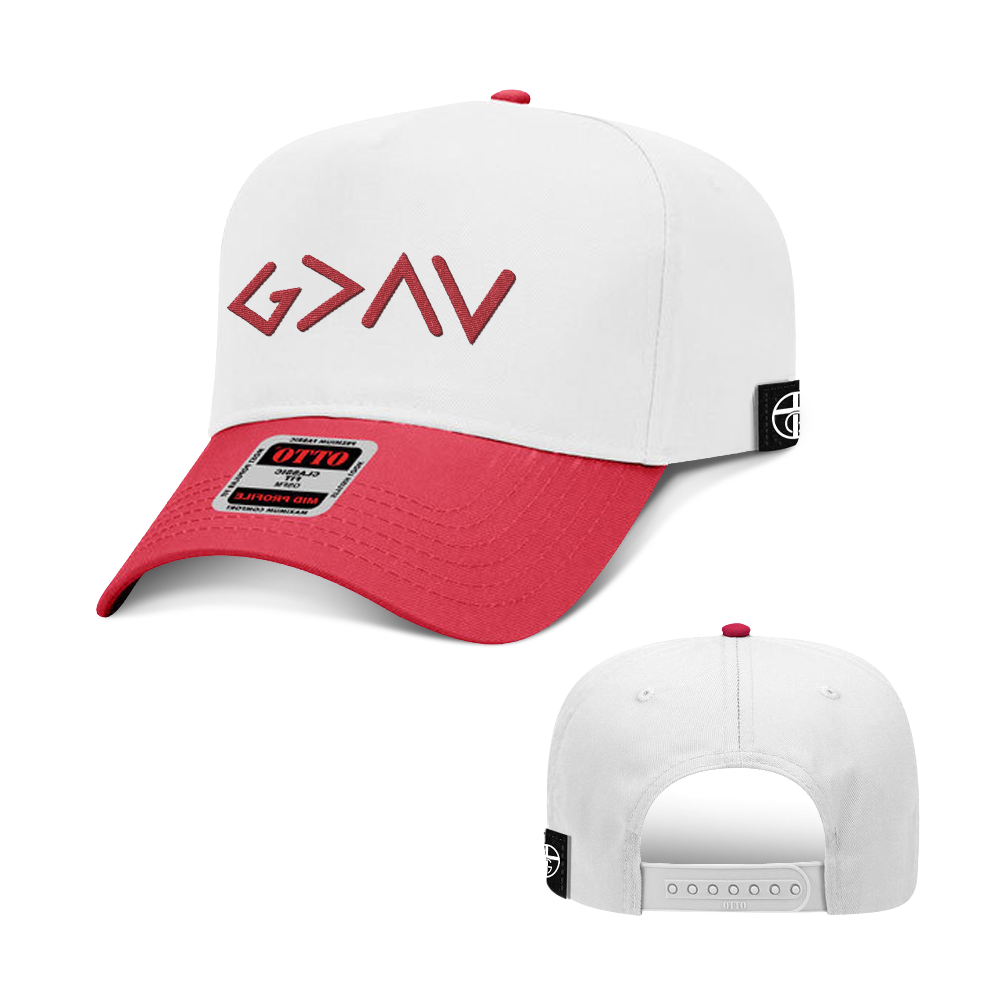 God is Greater than the High and Lows Baseball Hats