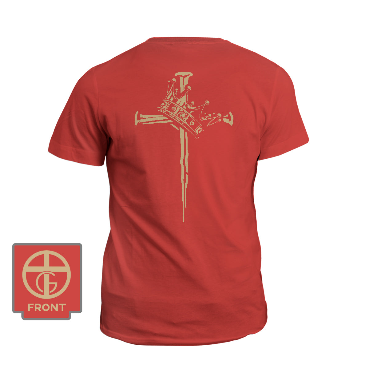 Cross and Crown (Back Print)