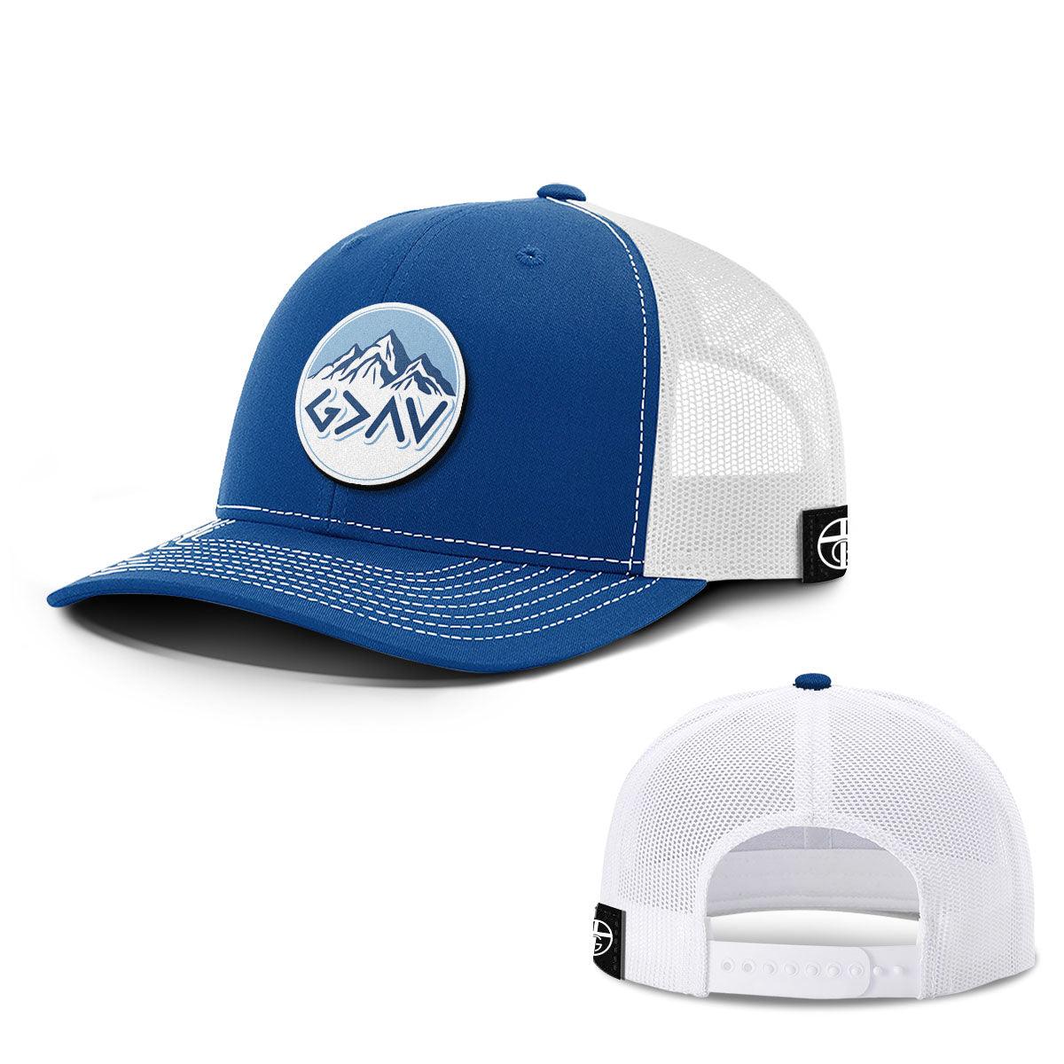 God Is Greater Than The Highs And Lows Mountain Patch Hats - Our True God