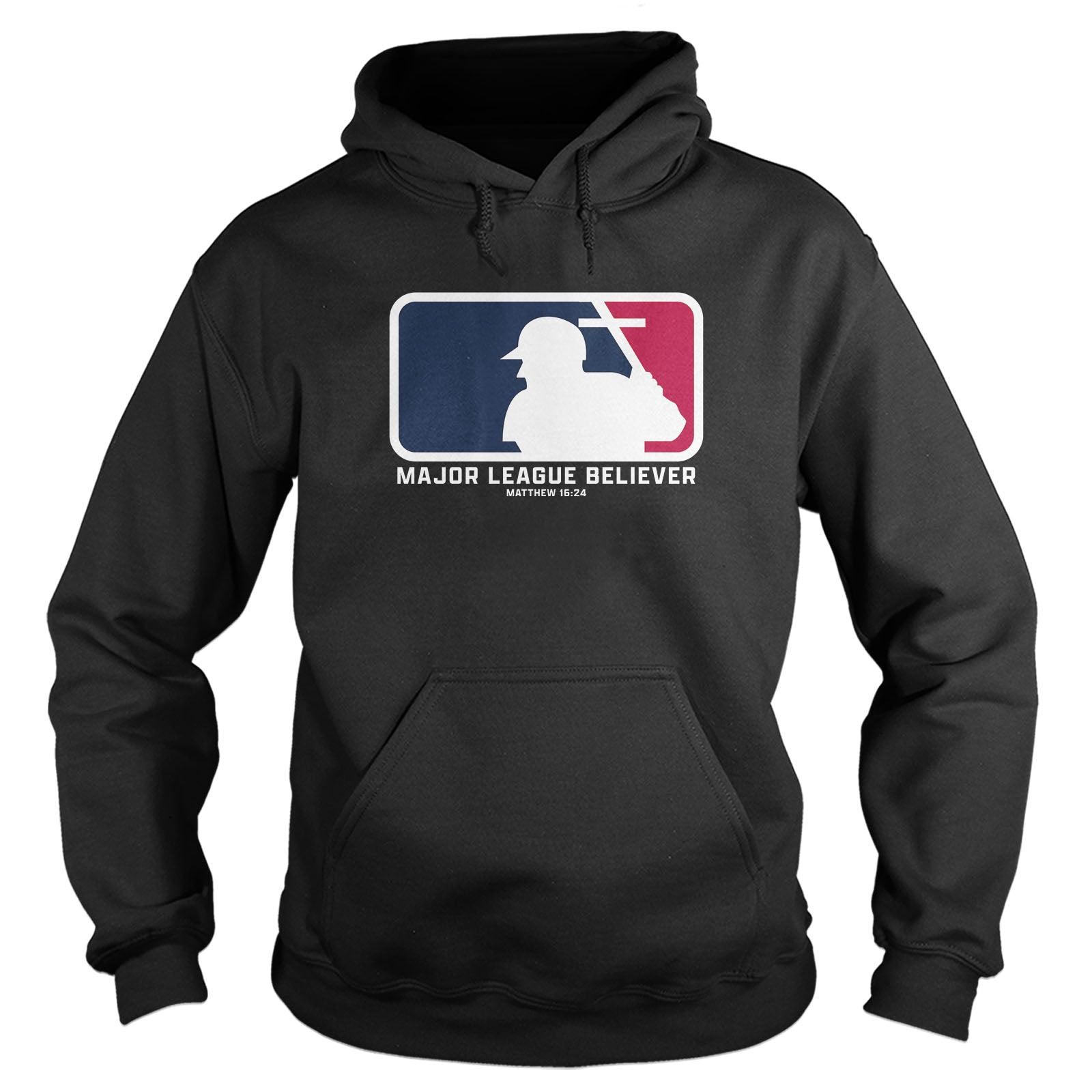 Our True God Apparel Hoodie / Black / S Major League Believer Hoodie