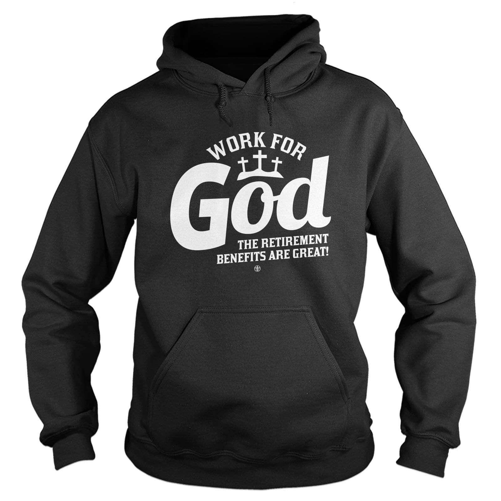 Our True God Apparel Hoodie / Black / S Work For God Hoodie