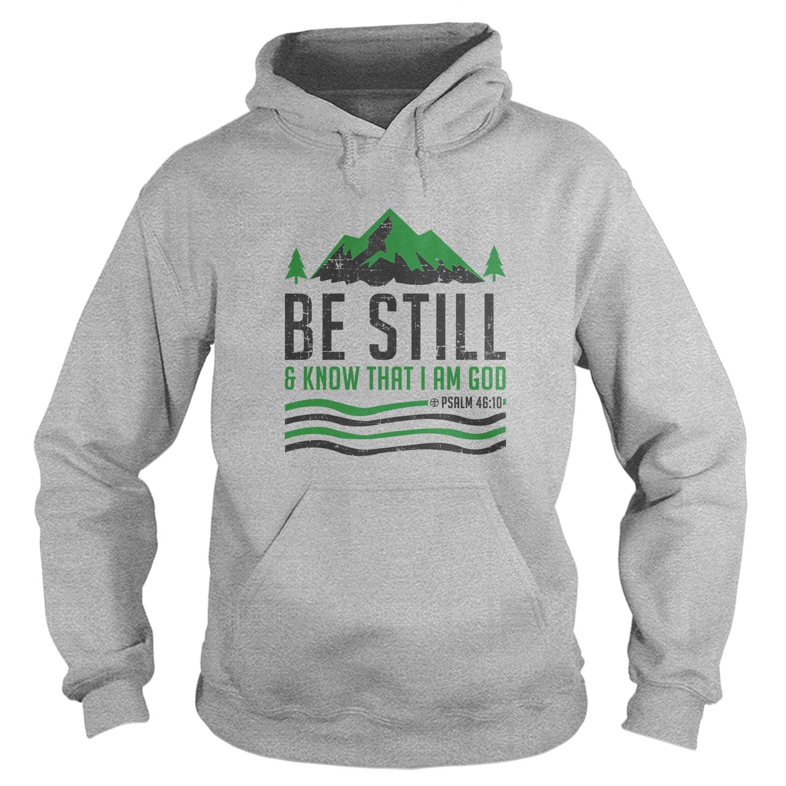 Our True God Apparel Hoodie / Grey / S Be Still And Know