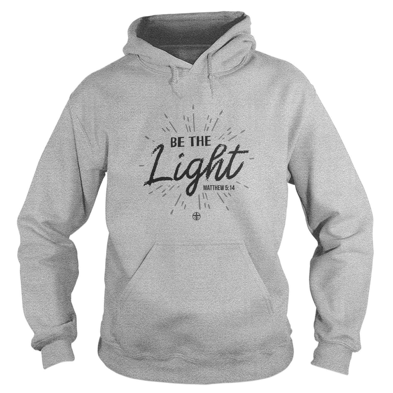 Our True God Apparel Hoodie / Grey / S Be The Light Hoodie