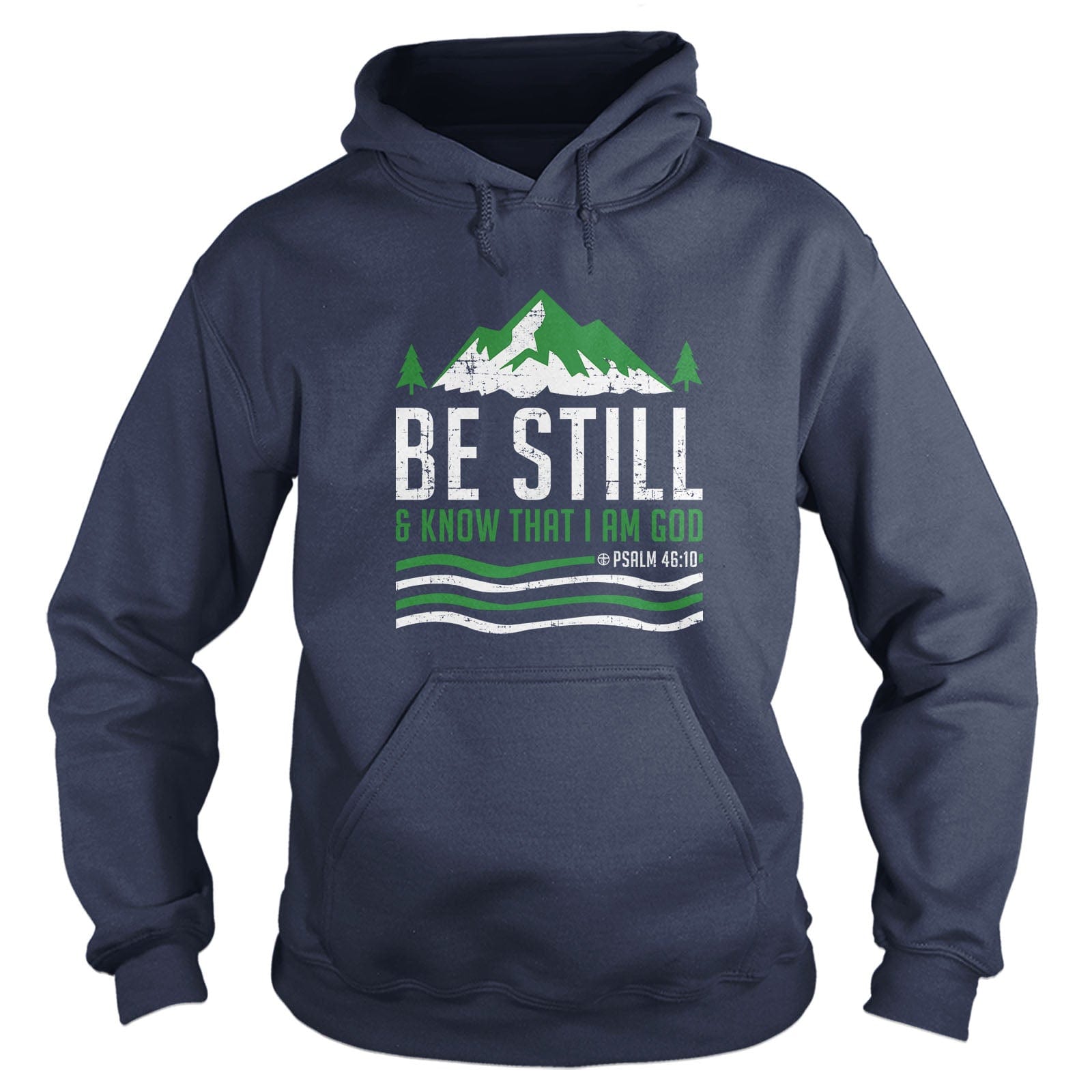 Our True God Apparel Hoodie / Navy / S Be Still And Know