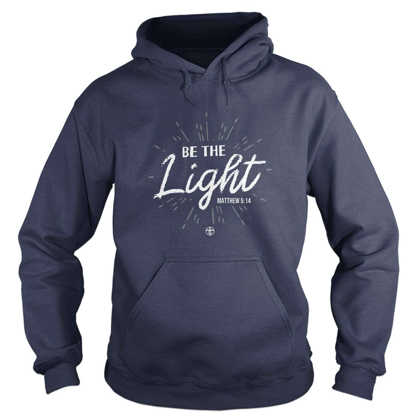 Our True God Apparel Hoodie / Navy / S Be The Light Hoodie