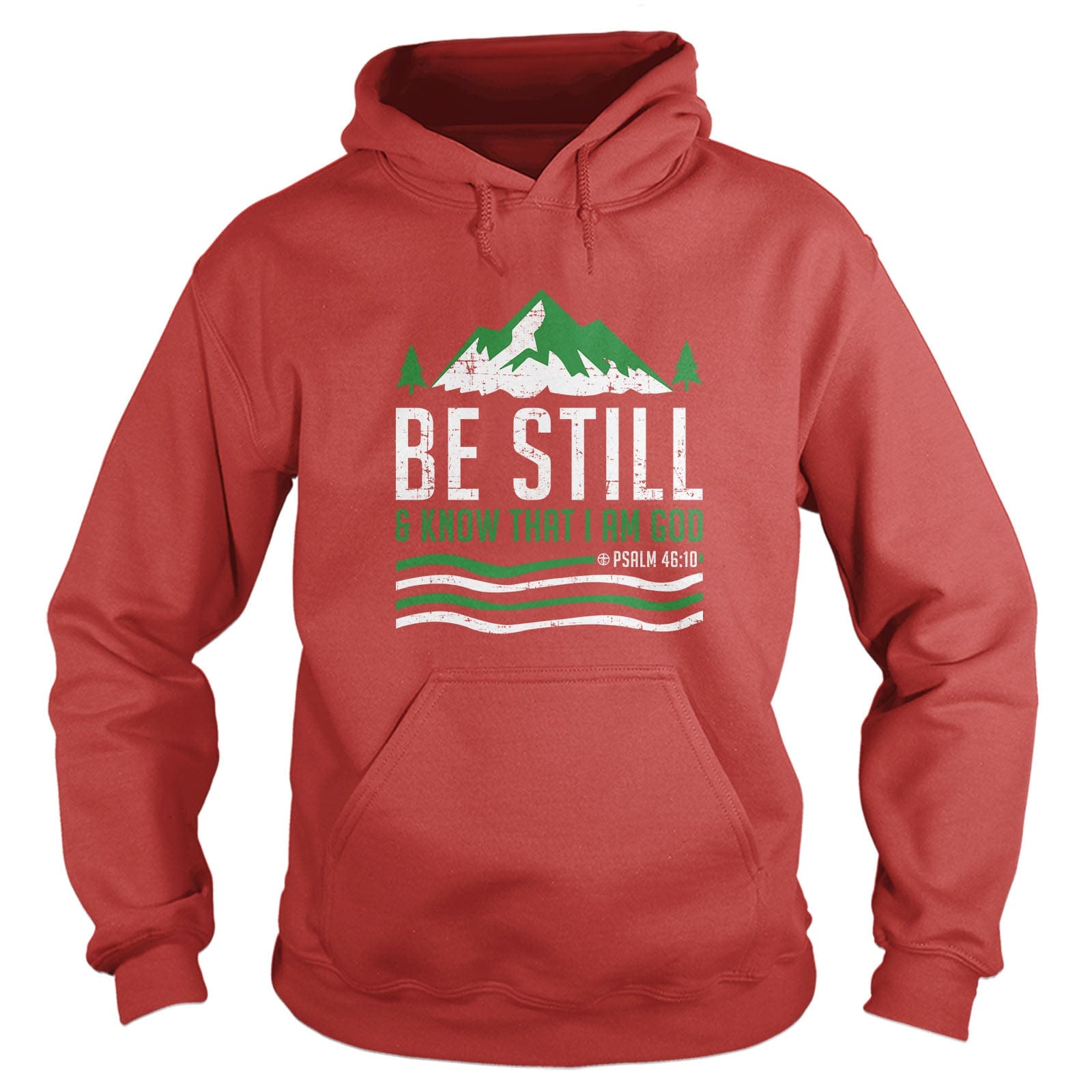 Our True God Apparel Hoodie / Red / S Be Still And Know