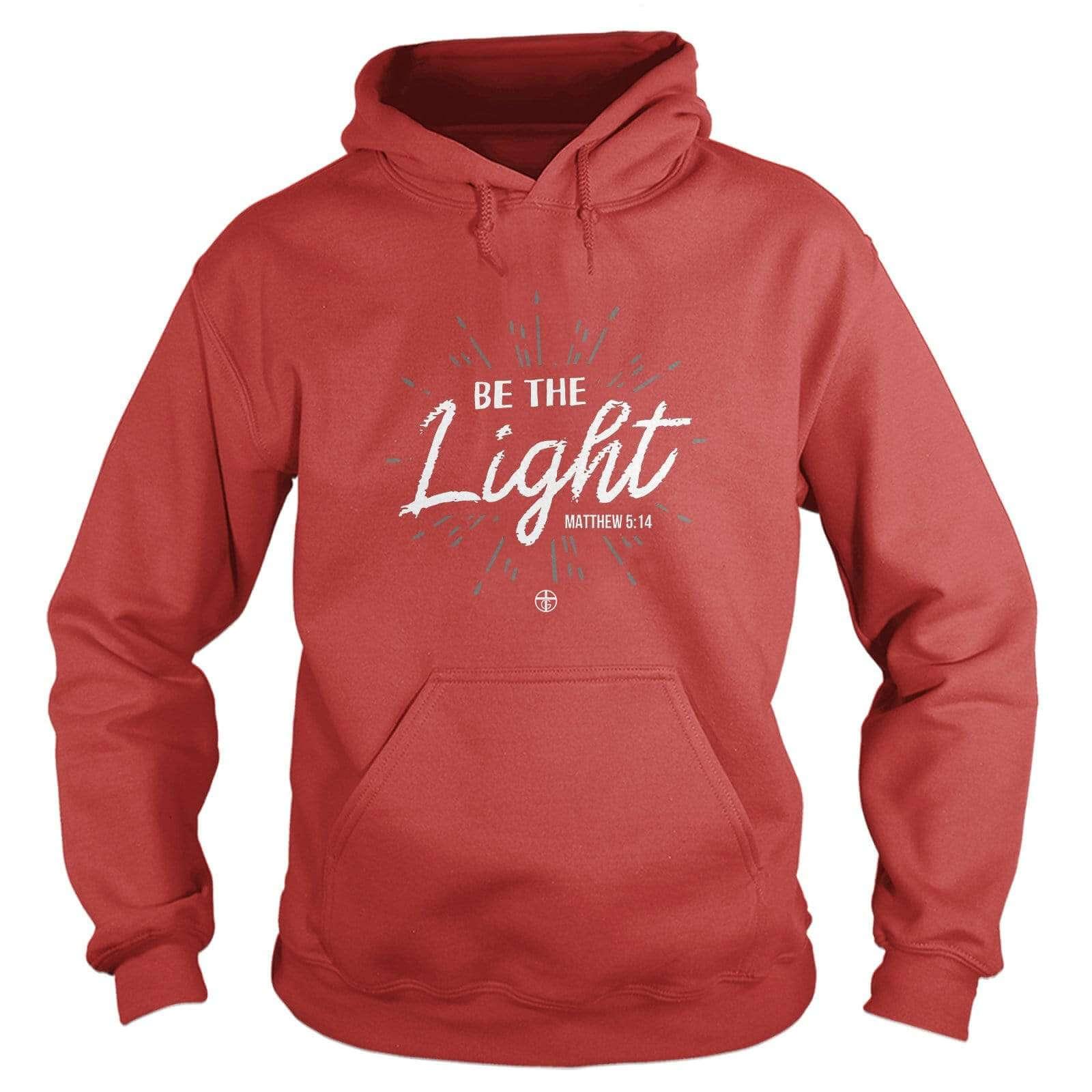 Our True God Apparel Hoodie / Red / S Be The Light Hoodie